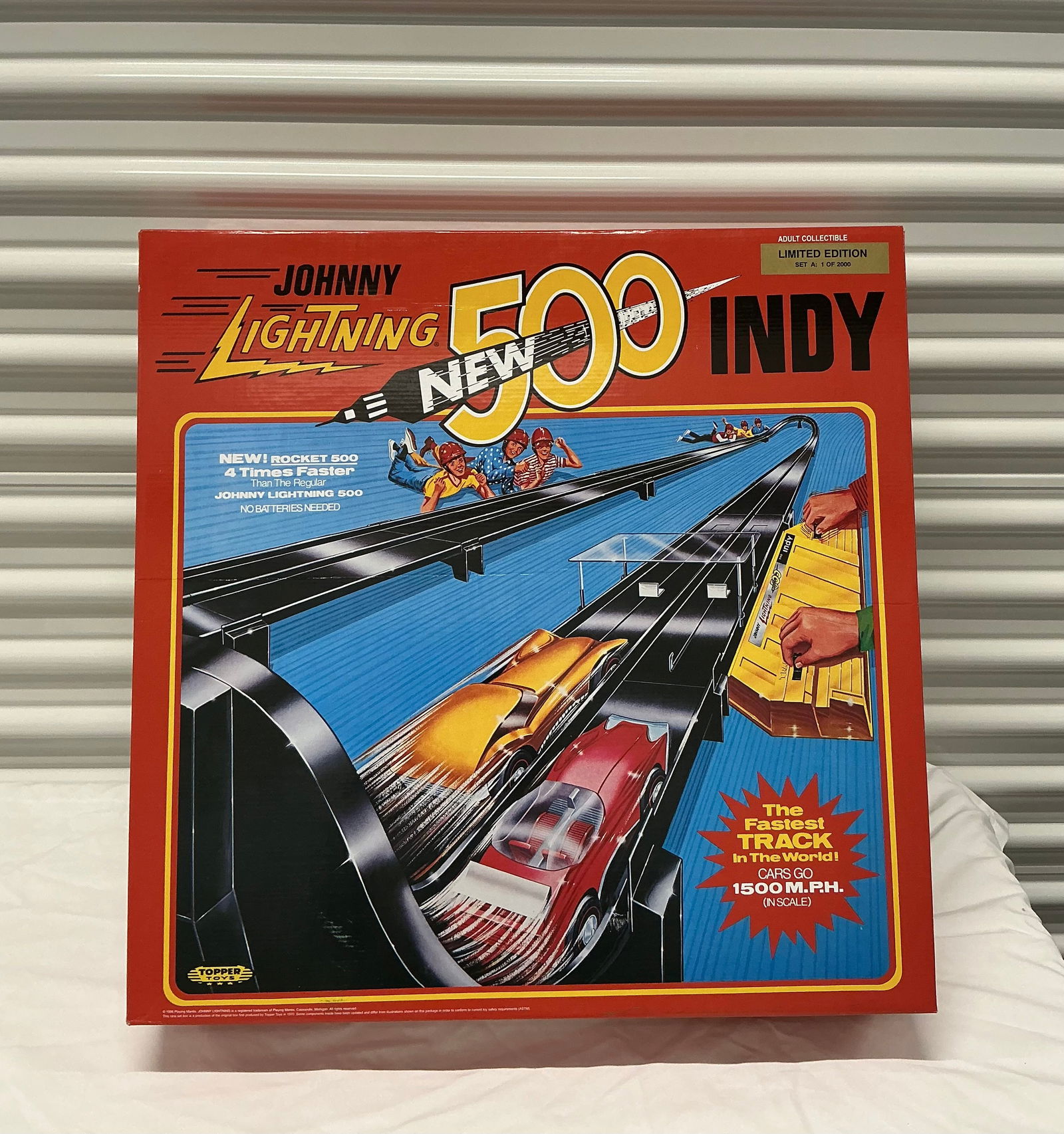 SEALED Vintage Topper Toys Johnny Lightning Limited Edition New Indy 500 Track (1 of 7)