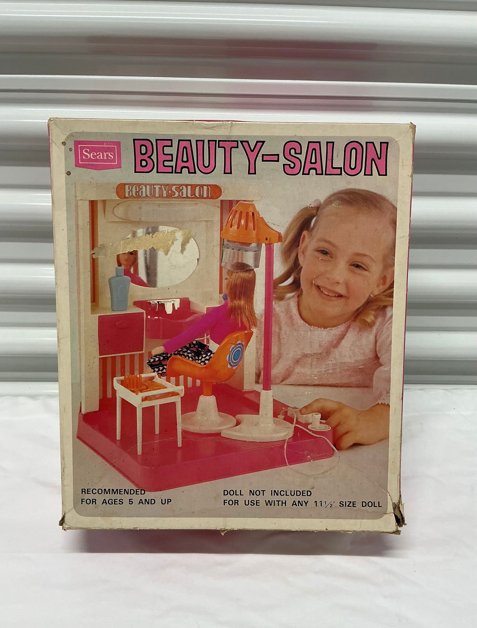 Vintage Sears Beauty Salon For Barbie Size Dolls: In Original Box, Made in Japan