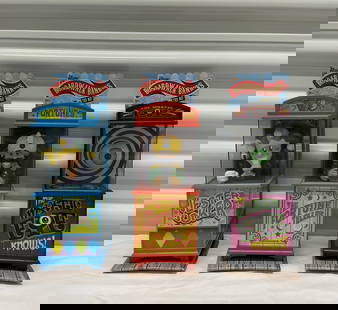 Complete Set Boardwalk Banks Fortune Teller, The Mystic Eye Knows! & Jester Joker: All