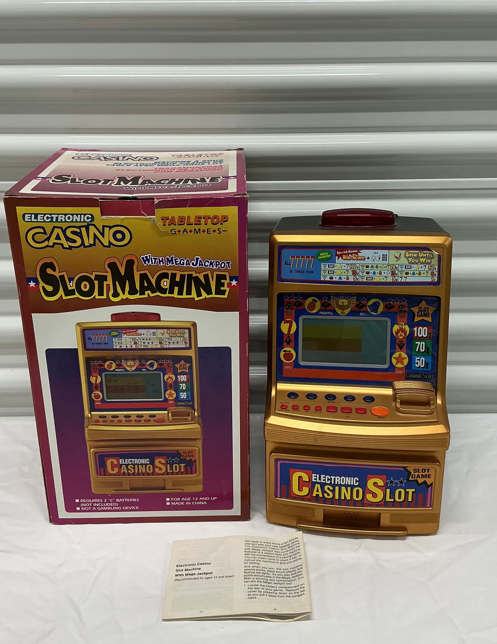 Electronic Casino Slot Machine Table Top Games (1 of 5)