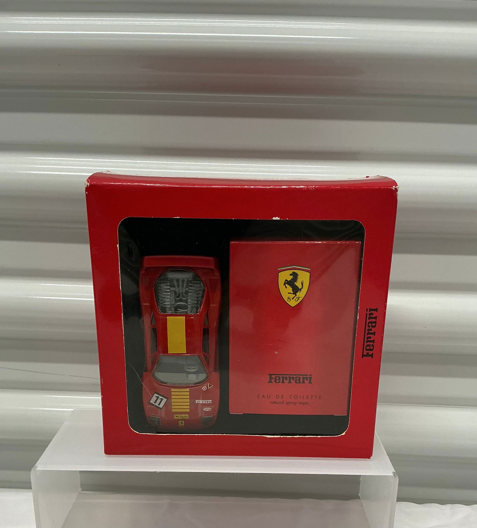 Vintage Made In Italy Ferrari Cologne & Car Set (1 of 6)