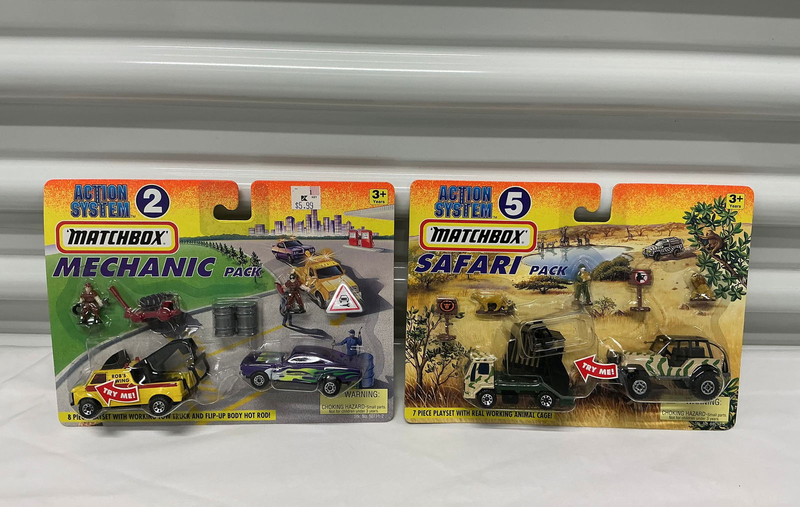1996 Matchbox Action System Safari & Mechanic Packs (1 of 4)
