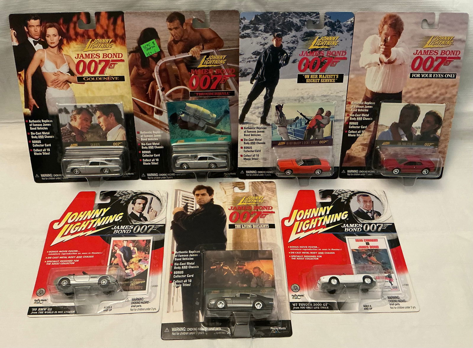 James Bond 007 Johnny Lightning Die Cast Replica Cars & Bonus Collector Item (1 of 6)