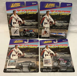 Complete Set Evil Knievel Johnny Lightning Die Cast Replicas: 1998 On the
