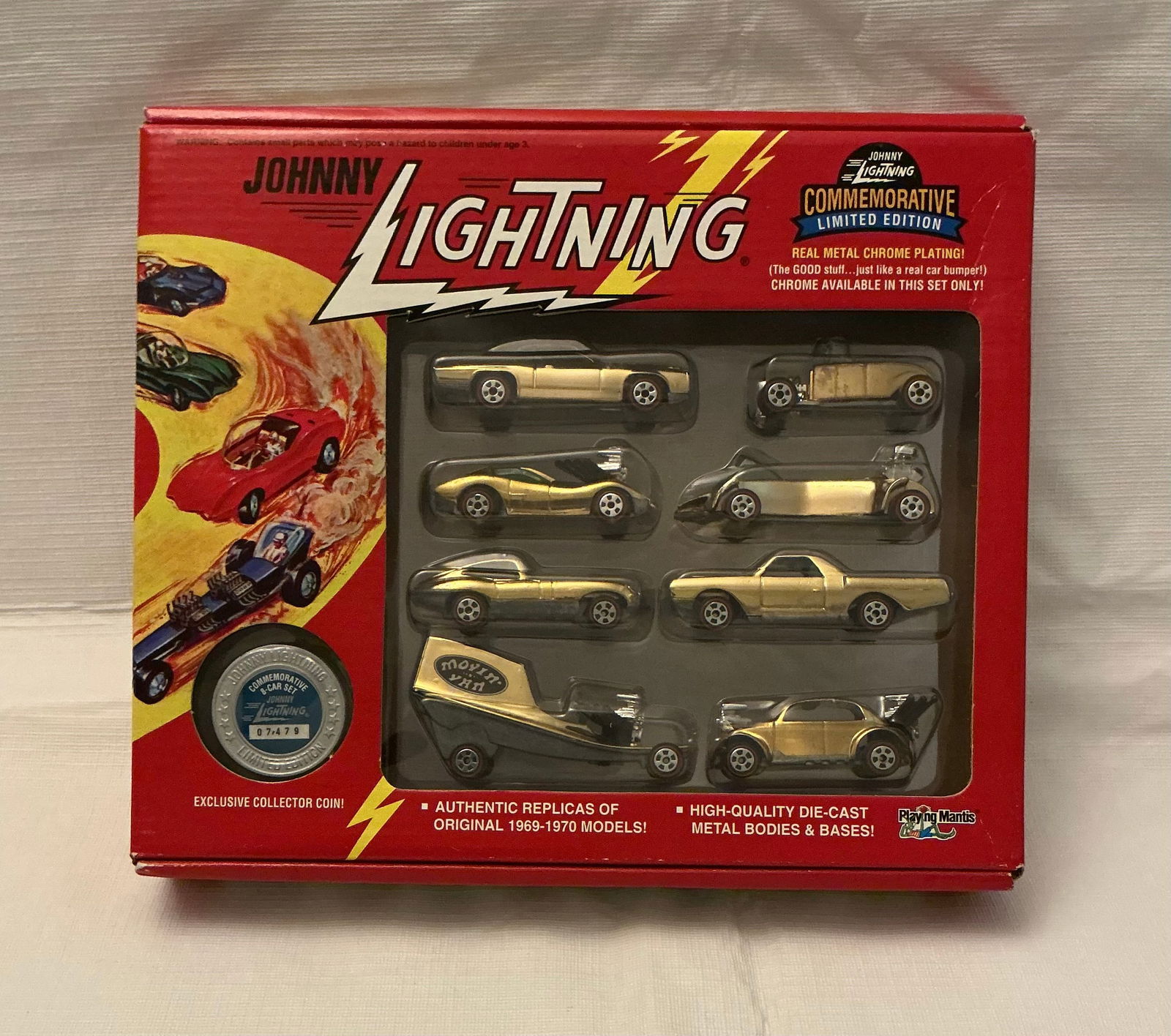 Johnny Lightning Commemorative Limited Edition 8 Car Die Cast Set (1 of 5)