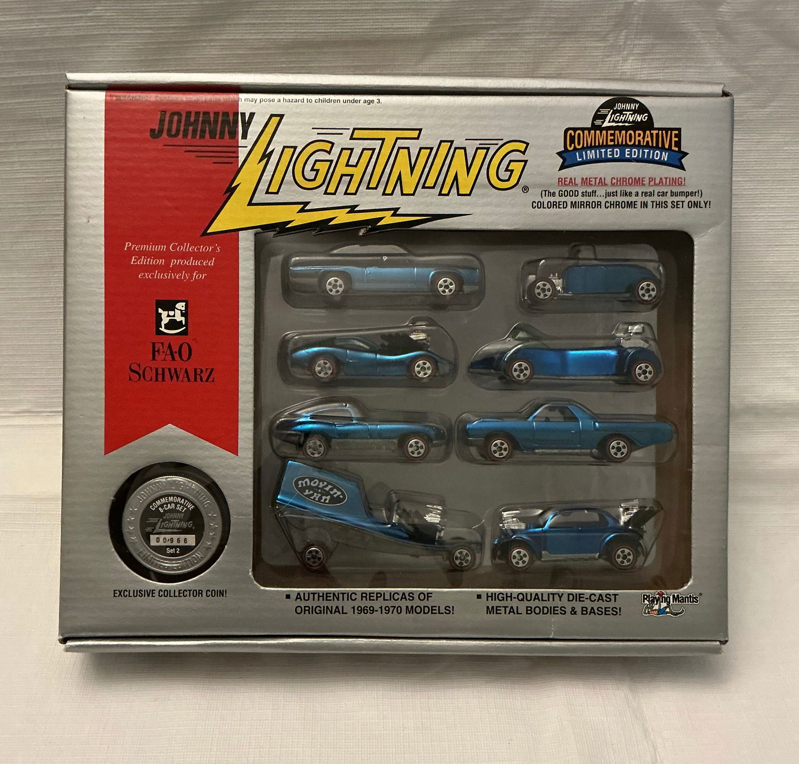 Johnny Lightning FAO Schwarz Commemorative Limited Edition Die Cast Set 2 (1 of 4)