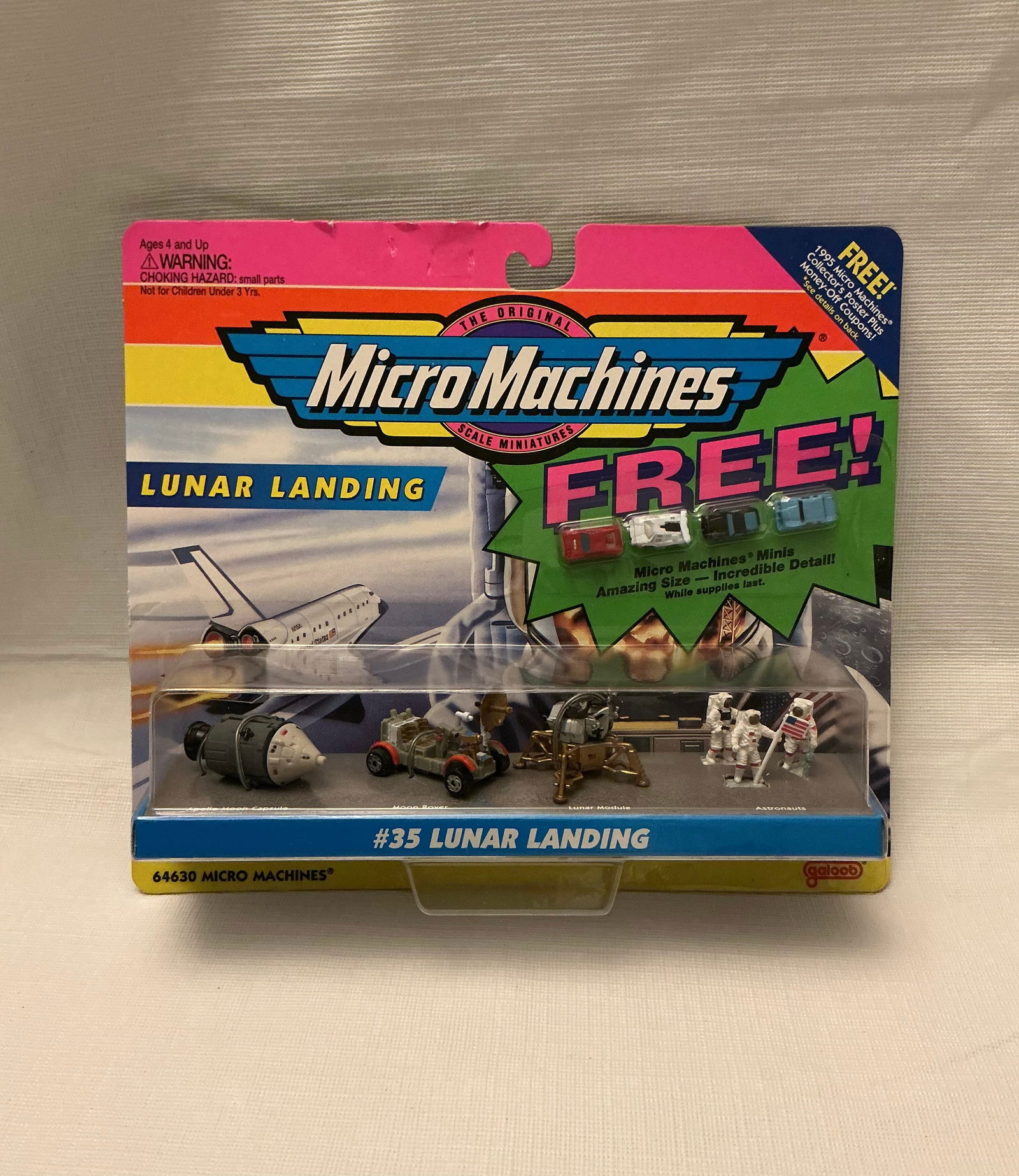 1994 Galoob Micro Machines Lunar Landing With Bonus Minis: 1997