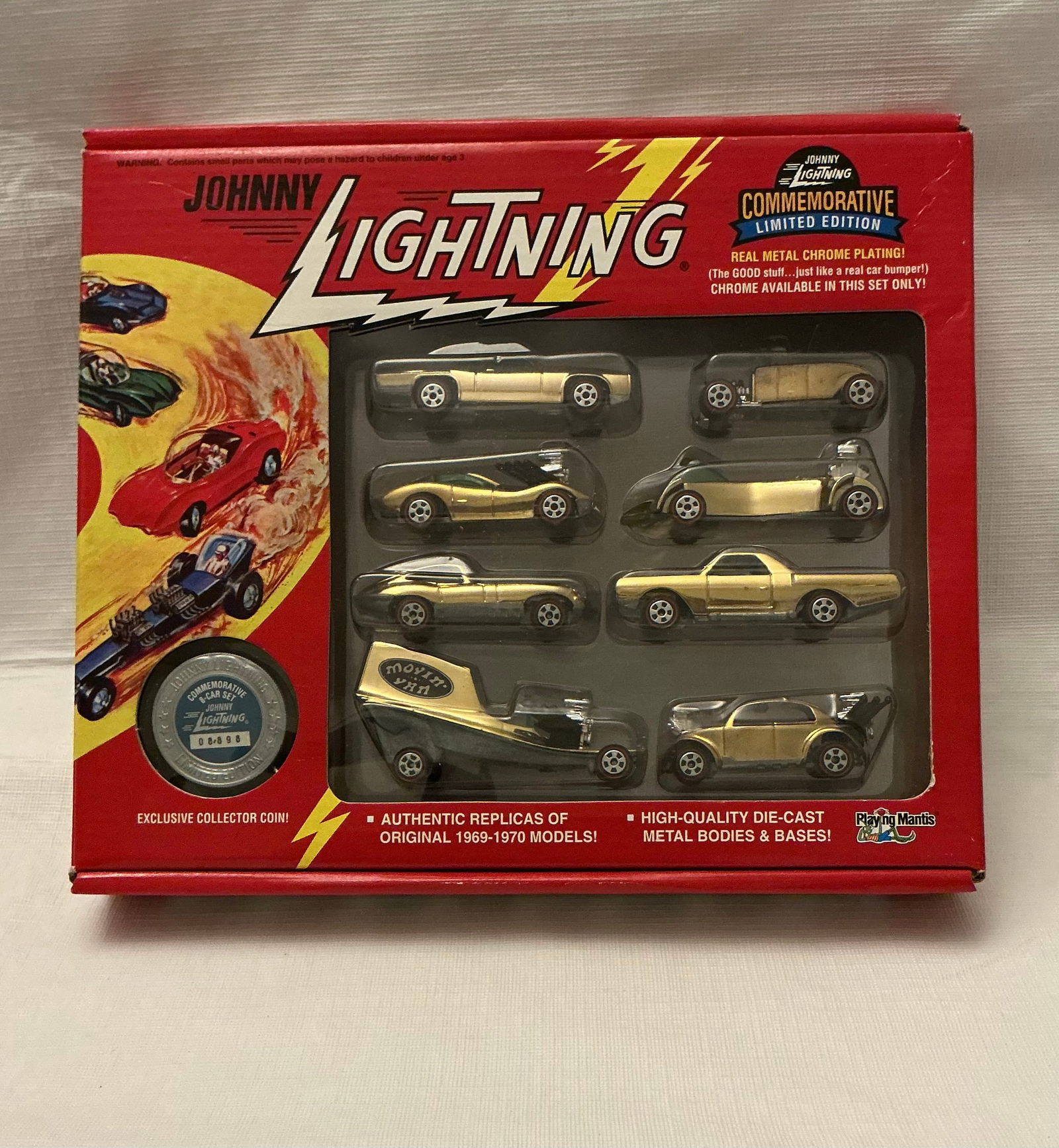 1994 Johnny Lightning Commemorative Limited Edition 8 Car Die Cast Set (1 of 3)