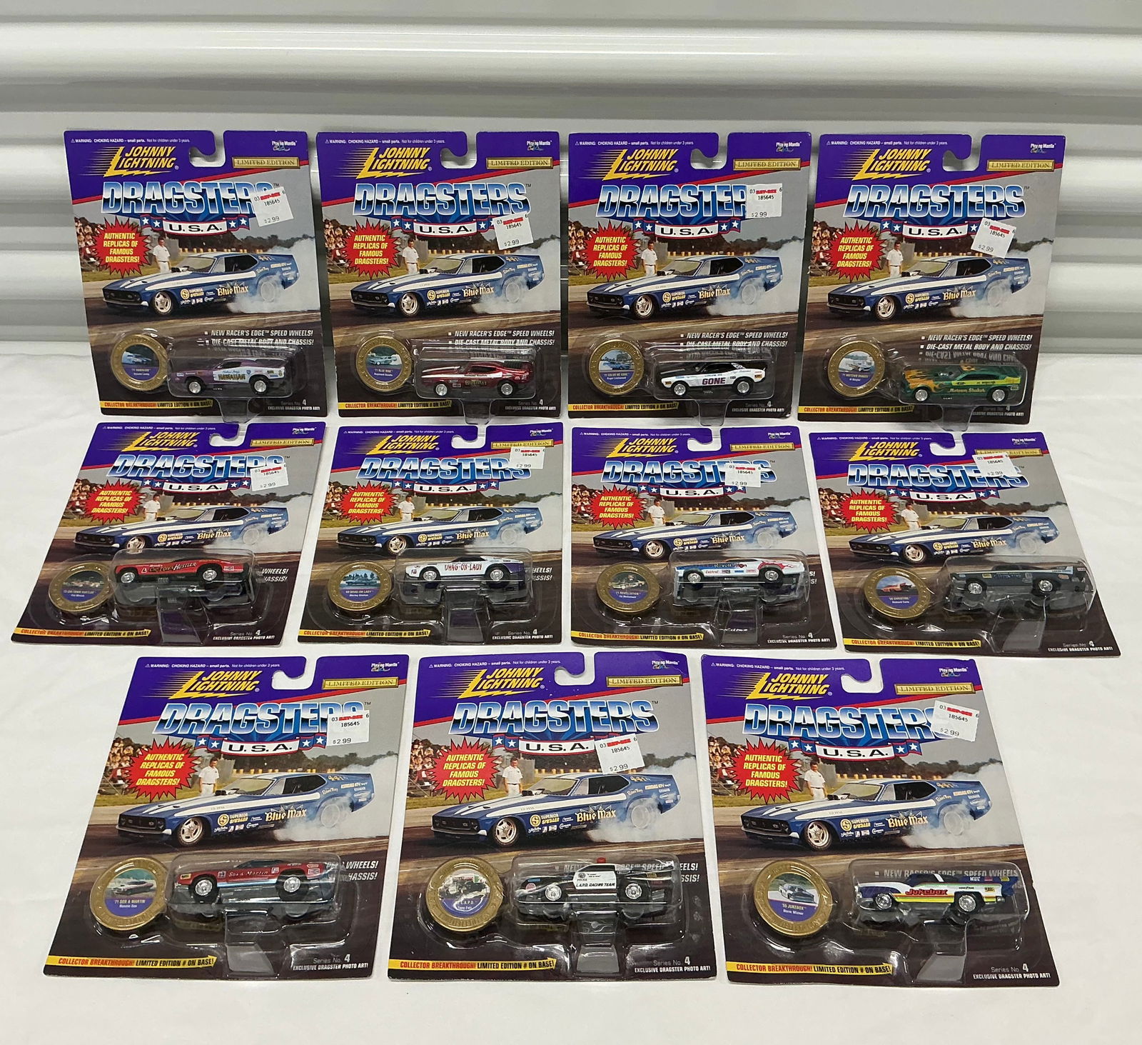 1995 Complete Set Johnny Lightning Dragsters USA Limited Edition Series 4 (1 of 6)
