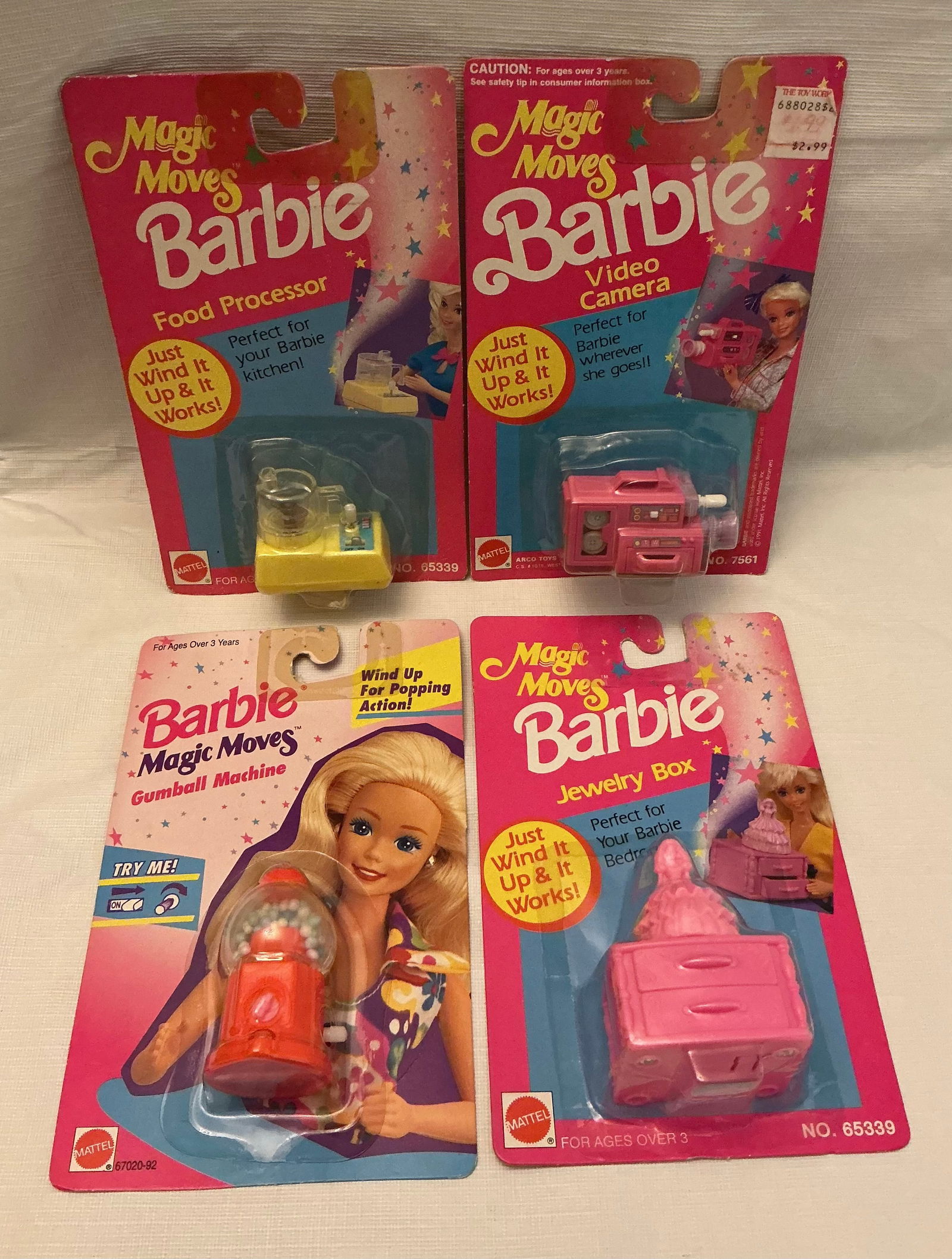 1990s Magic Moves Barbie Accessories On The Card (1 of 5)