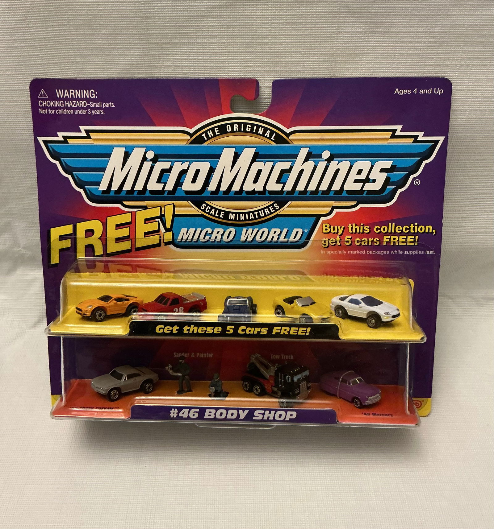 1998 Galoob Micro Machines Body Shop With Bonus Cars (1 of 4)