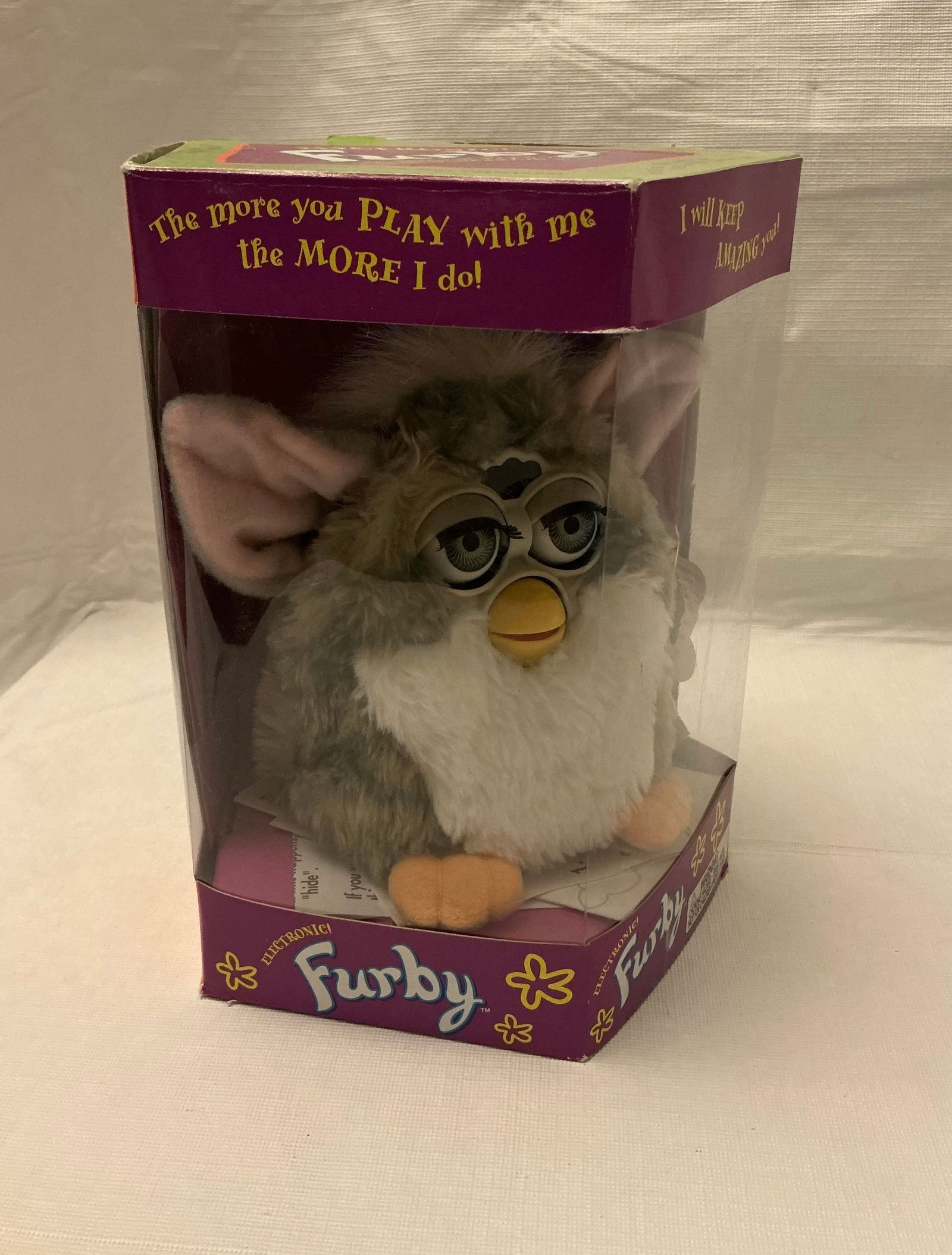 Original 1998 Furby Model 70-800 Grey & White (1 of 6)