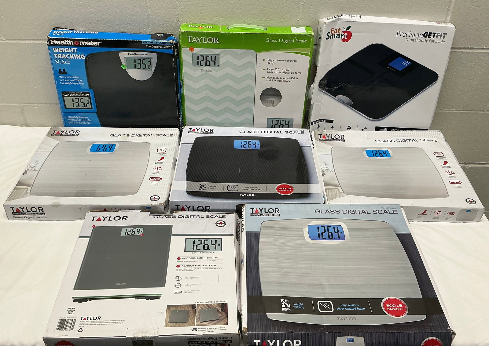 Lot Of 8 Digital Scales (1 of 3)
