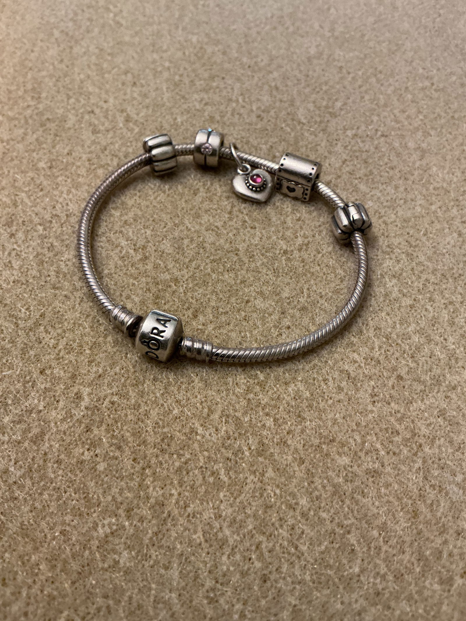 Pandora Charm Bracelet (1 of 4)
