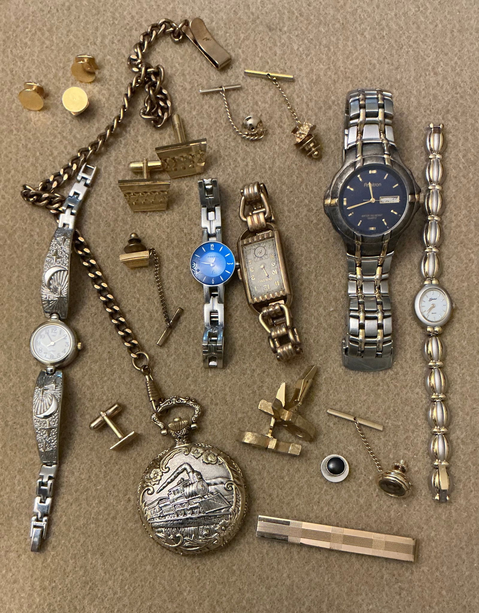 Watches Cufflinks Tie Tacks Money Clip (1 of 8)