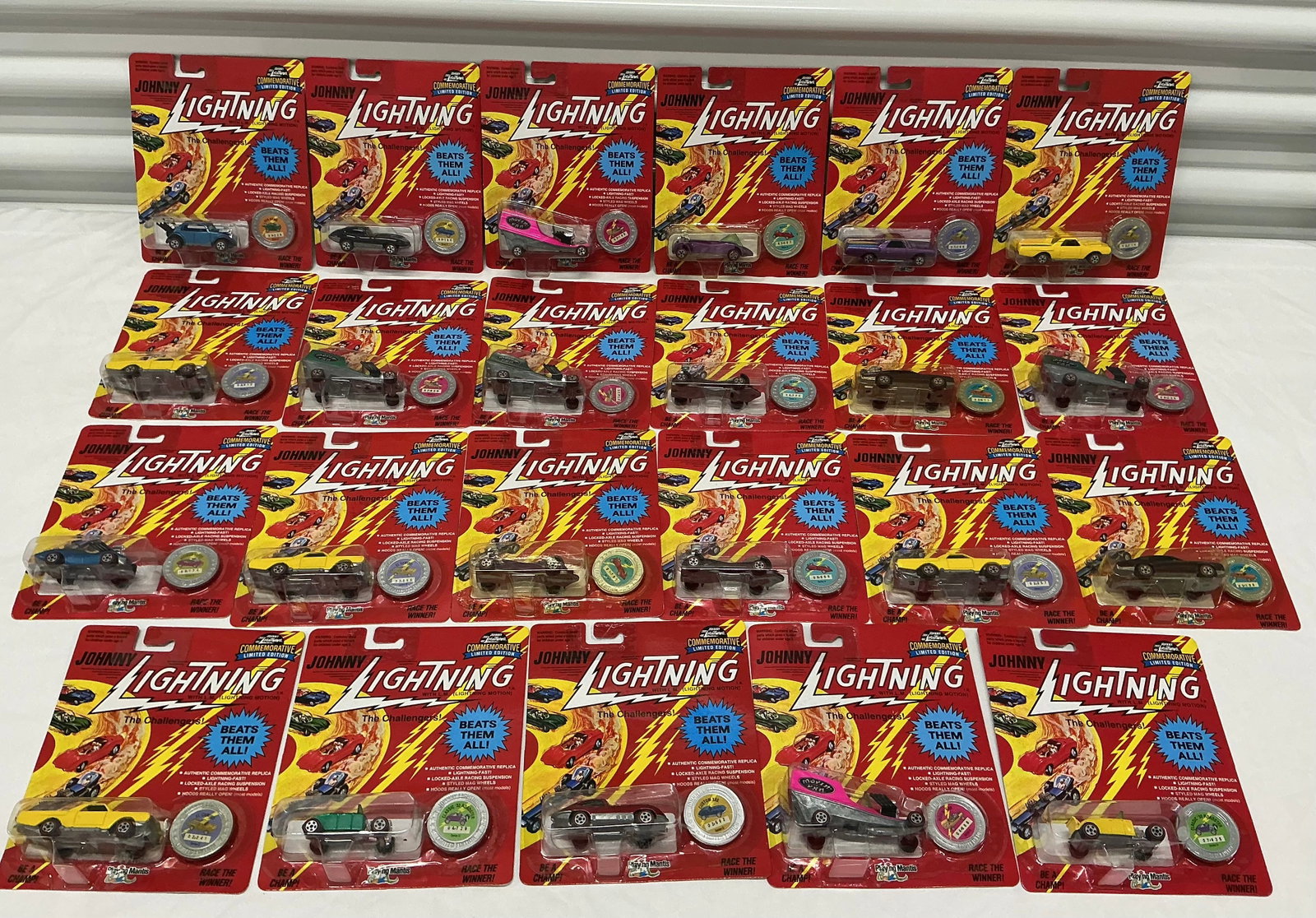 1993 Johnny Lightning The Challengers Commemorative Limited Edition Die Cast: Series G & H