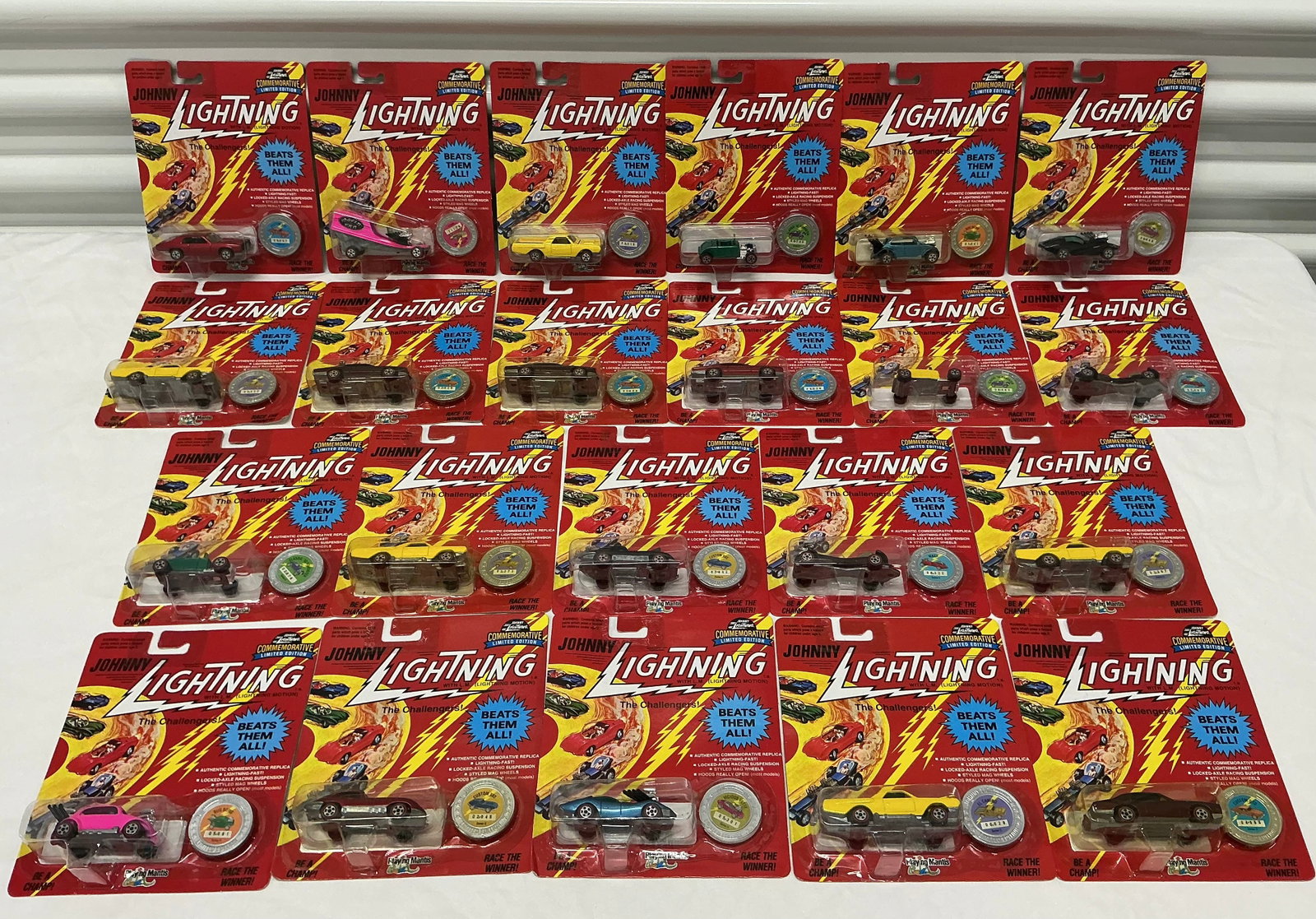 1993 Johnny Lightning The Challengers Commemorative Limited Edition Die Cast: Series G & H