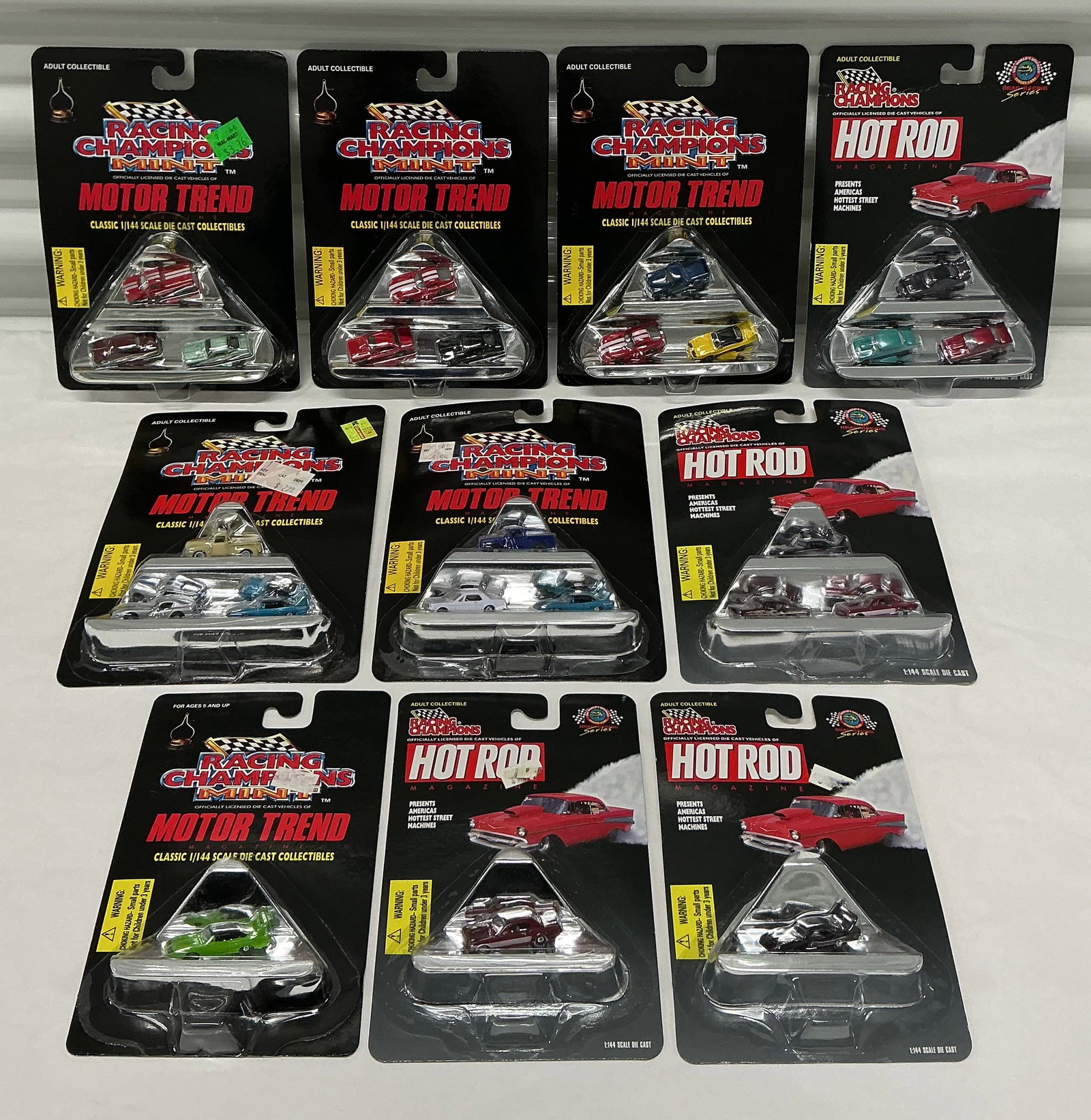 1997 Racing Champions 1:44 Die Cast Collectibles: Motor Trend & Hot Rod