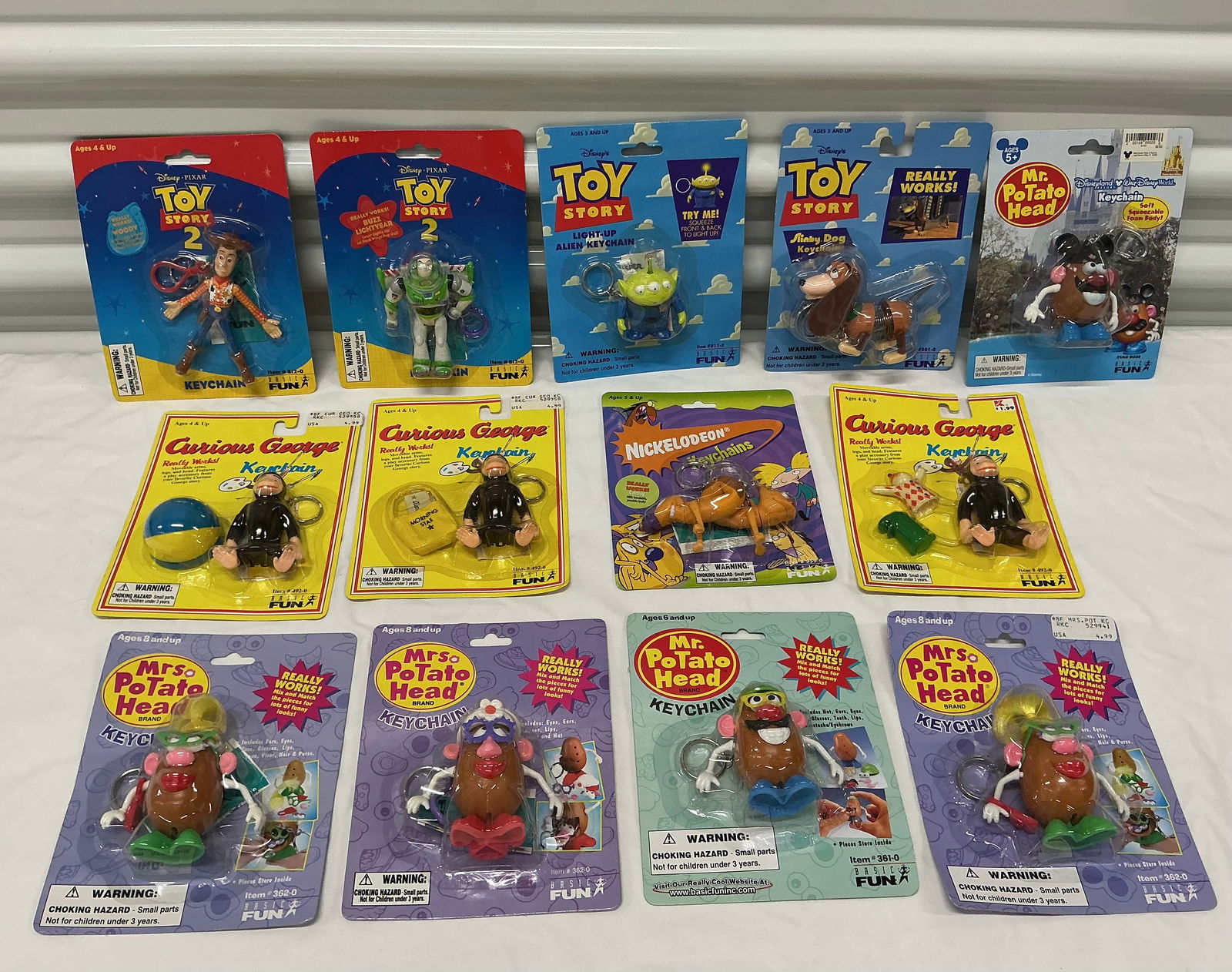 1990s Toy Story Mr Potato Head & Other Novelty Key Chains (1 of 6)