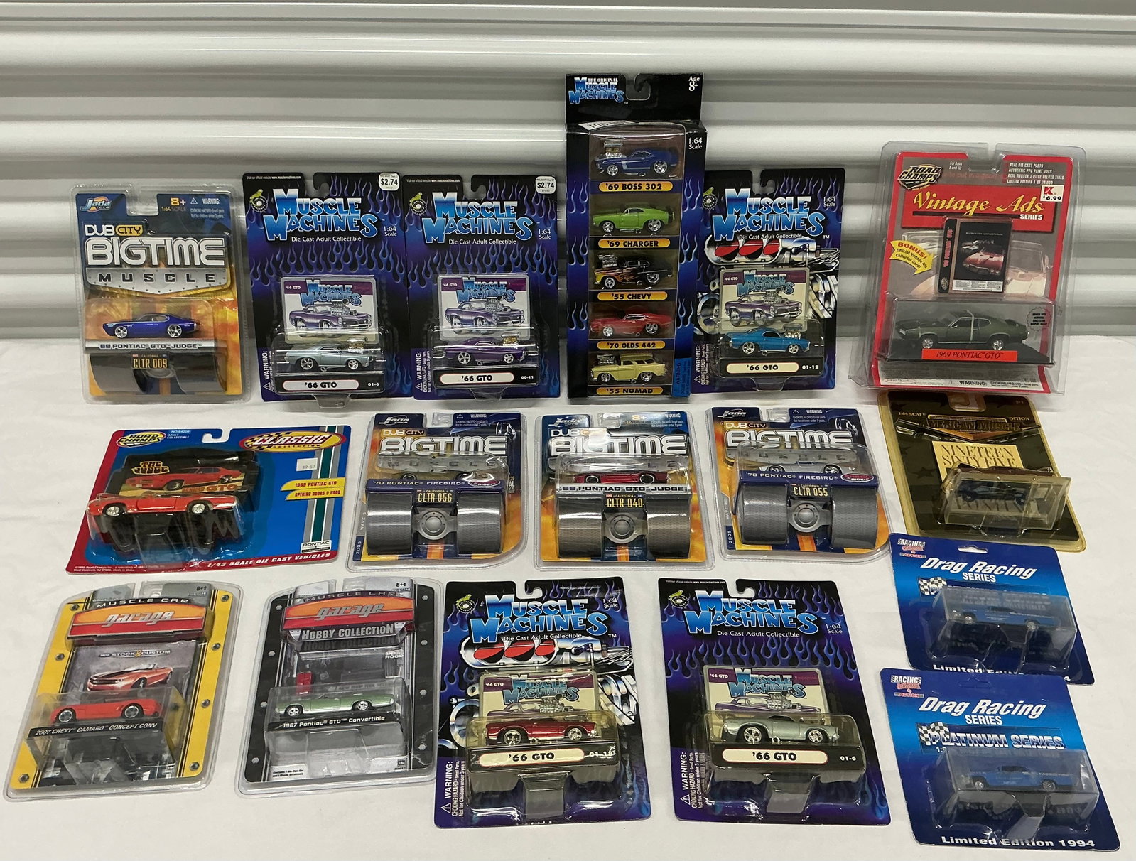 Vintage Muscle Car Die Cast Collectibles: Sealed