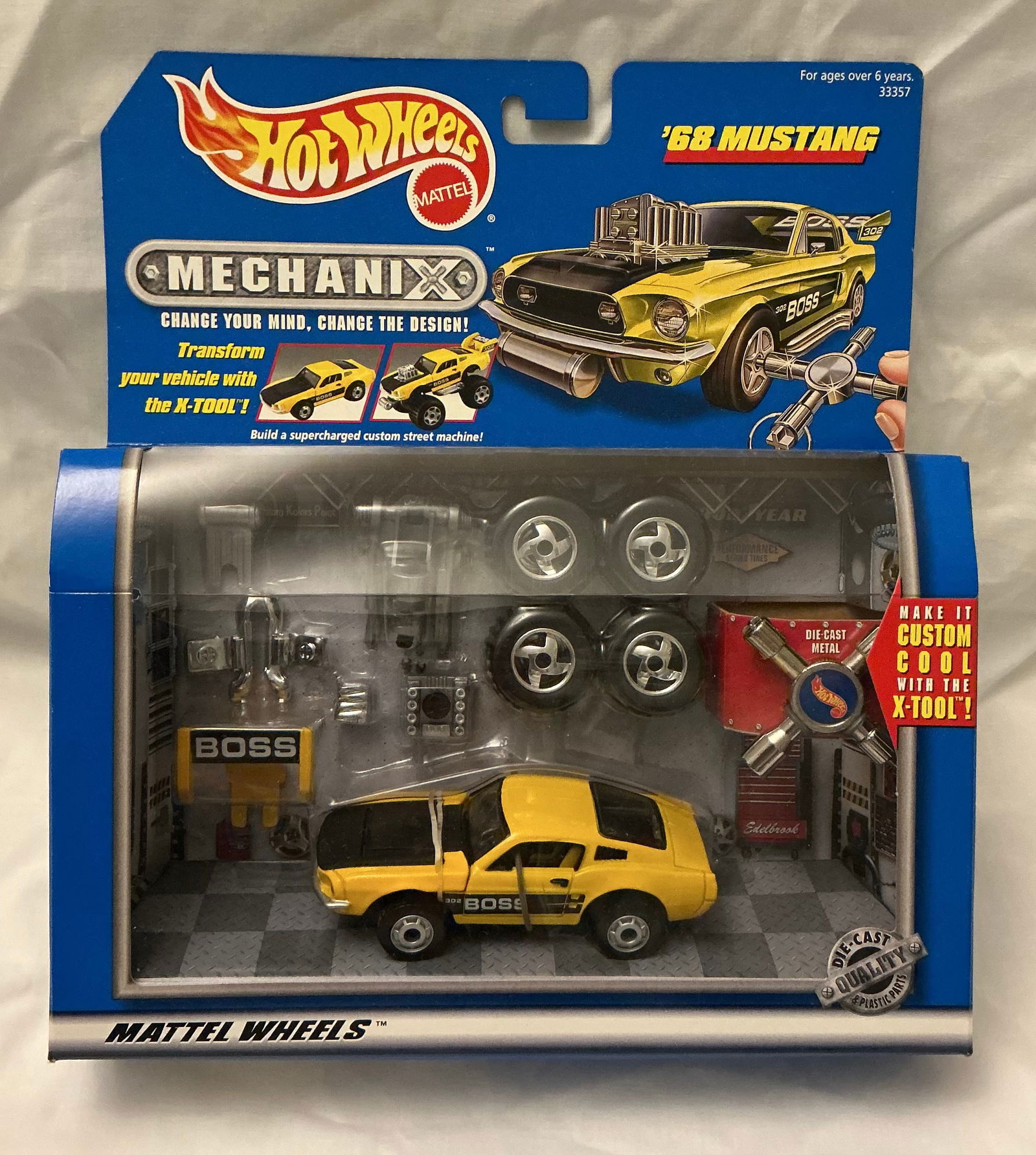 1997 Hot Wheels Mechanix 68 Mustang Boss (1 of 5)