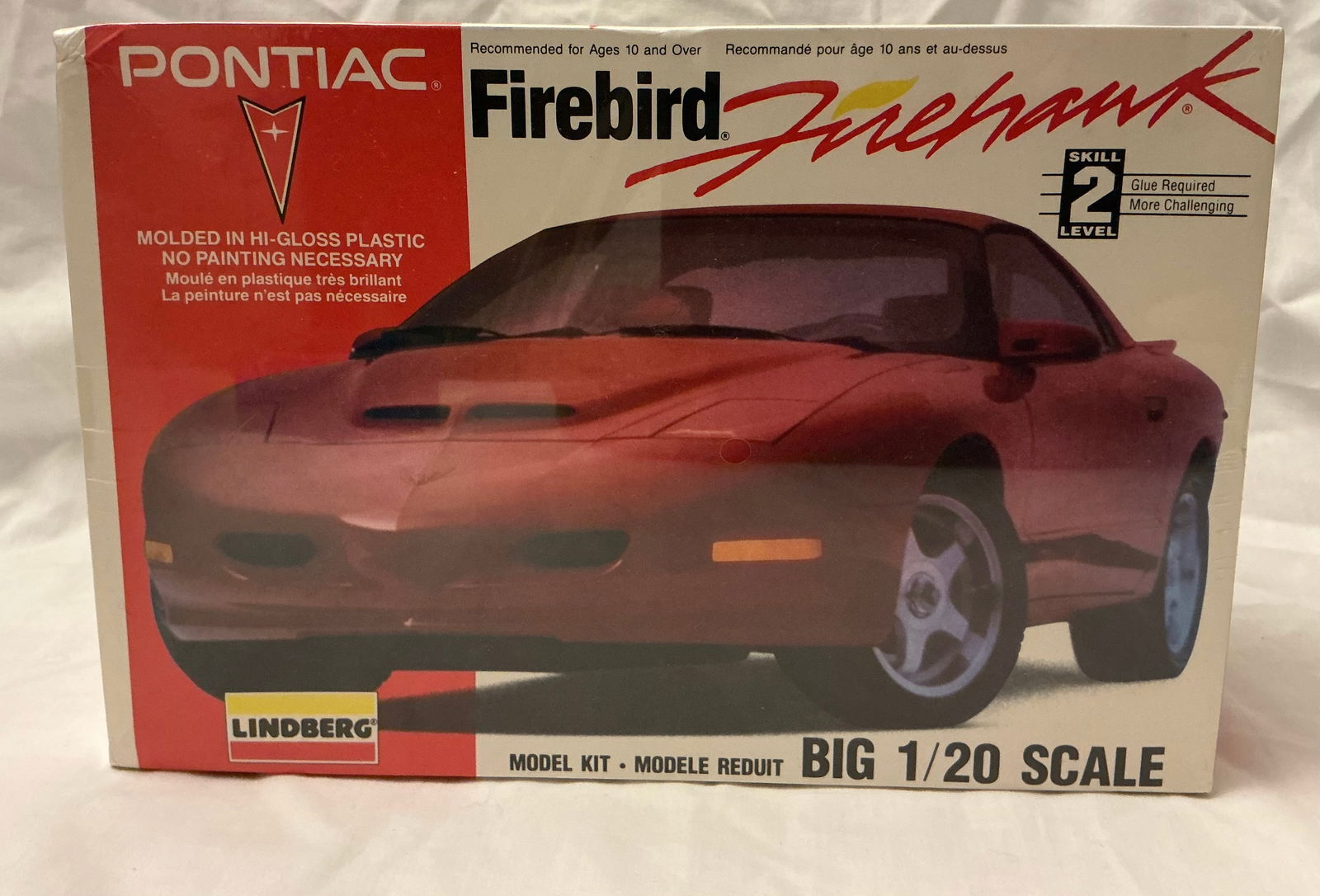 SEALED Lindberg Pontiac Firebird Firehawk Big 1/20 Scale Model Kit (1 of 5)
