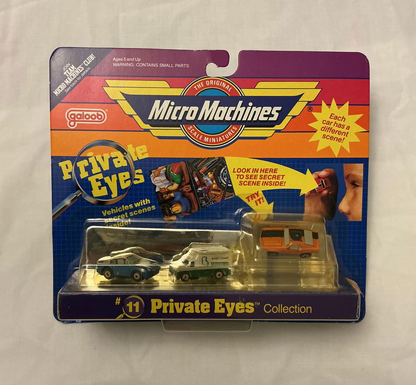 1989 Galoob Micro Machines Private Eyesb Collection #11: 1989