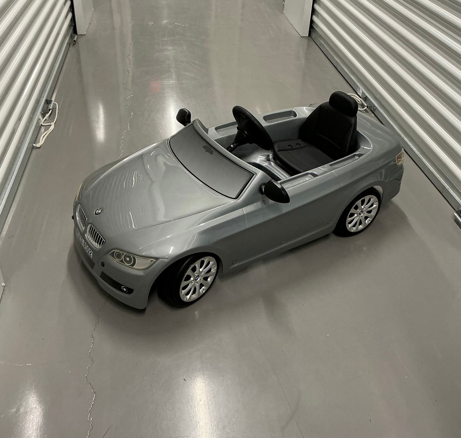 BMW 335i Silver Convertible Pedal Car Made In Italy (1 of 8)