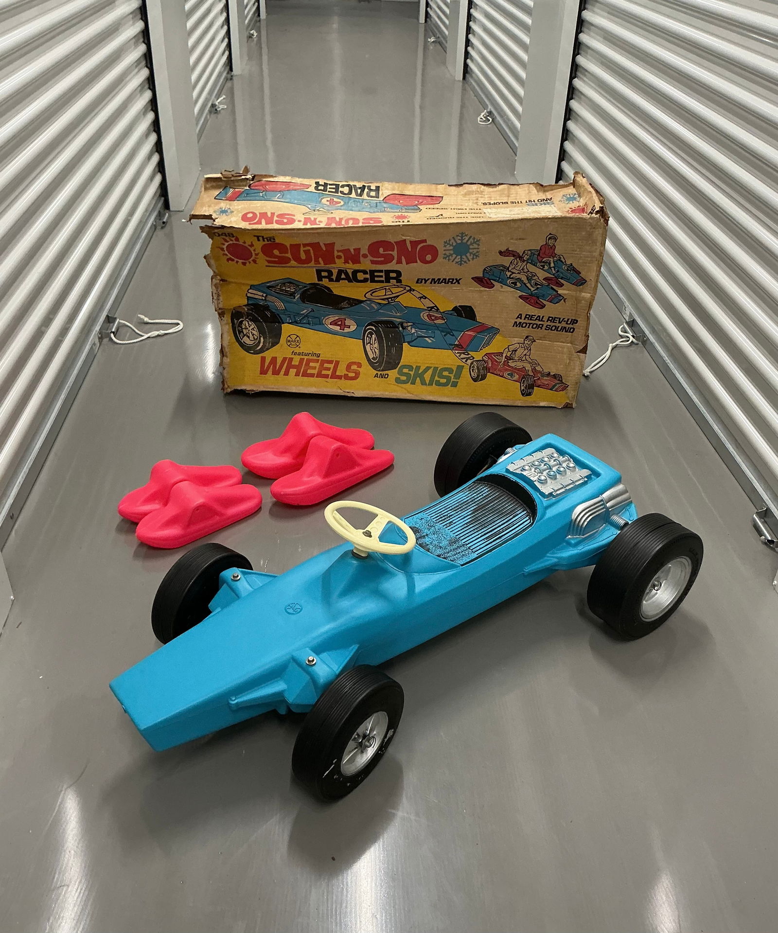 Amazing 1969 Marx Sun-N-Sno Racer With Original Box (1 of 9)