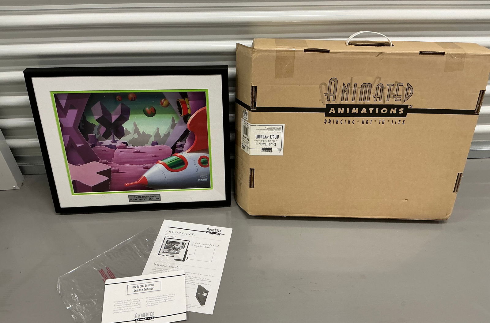 Marvin The Martian & Duck Dodgers Animated Animation  Art (1 of 6)