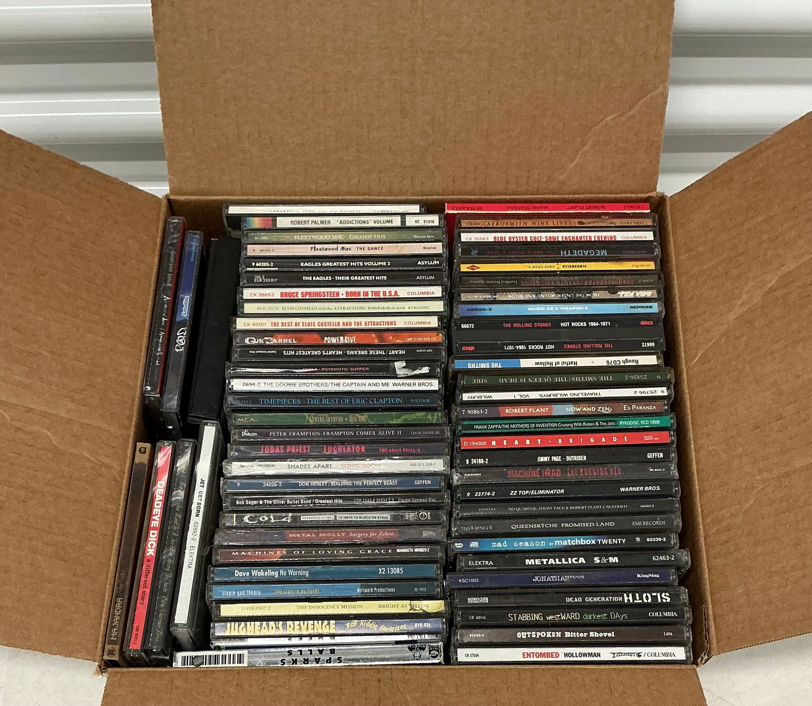 Box Full Of Vintage Metal & Rock CDs (1 of 3)