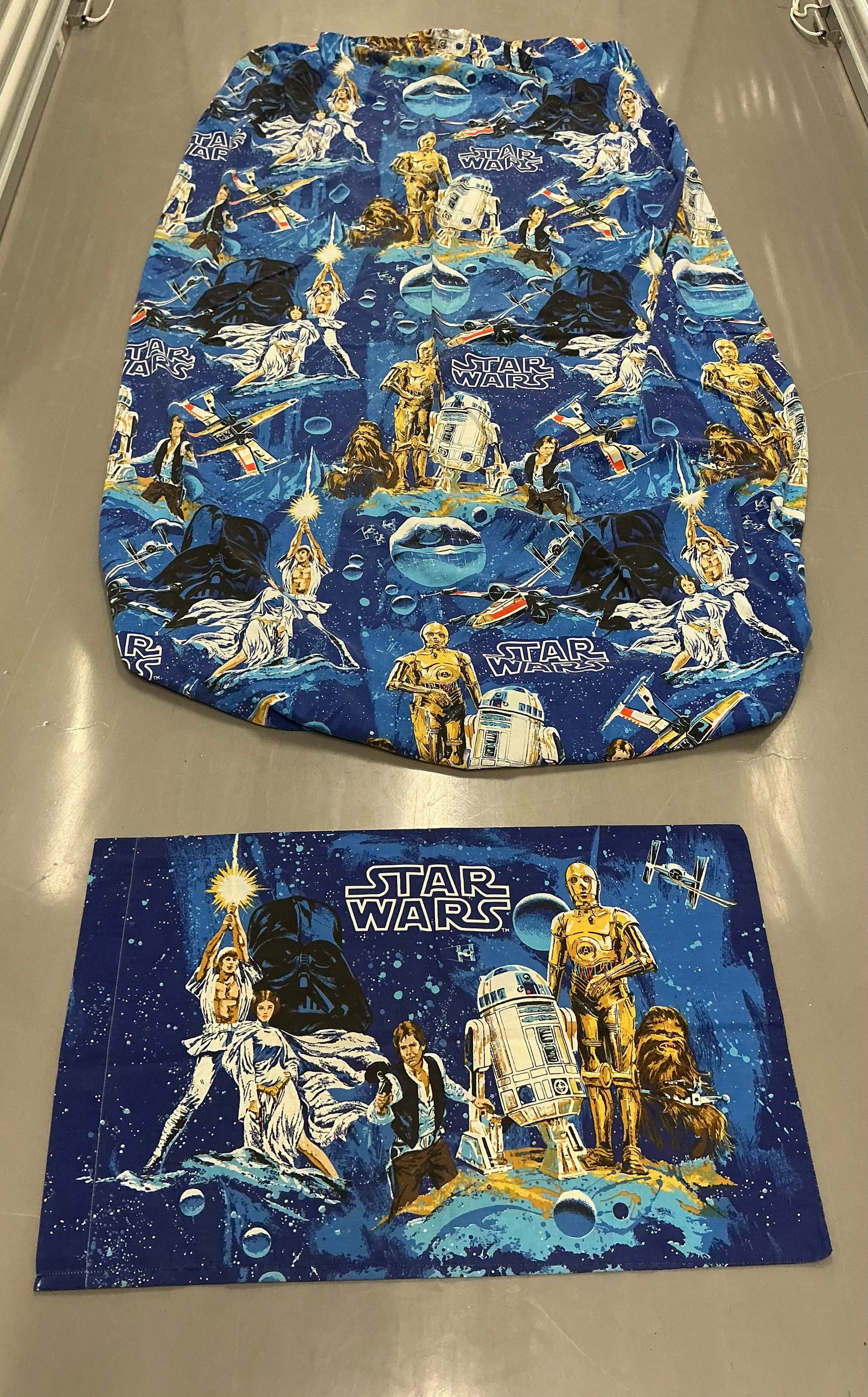Vintage Star Wars Bibb Twin Sheet & Pillowcase (1 of 7)