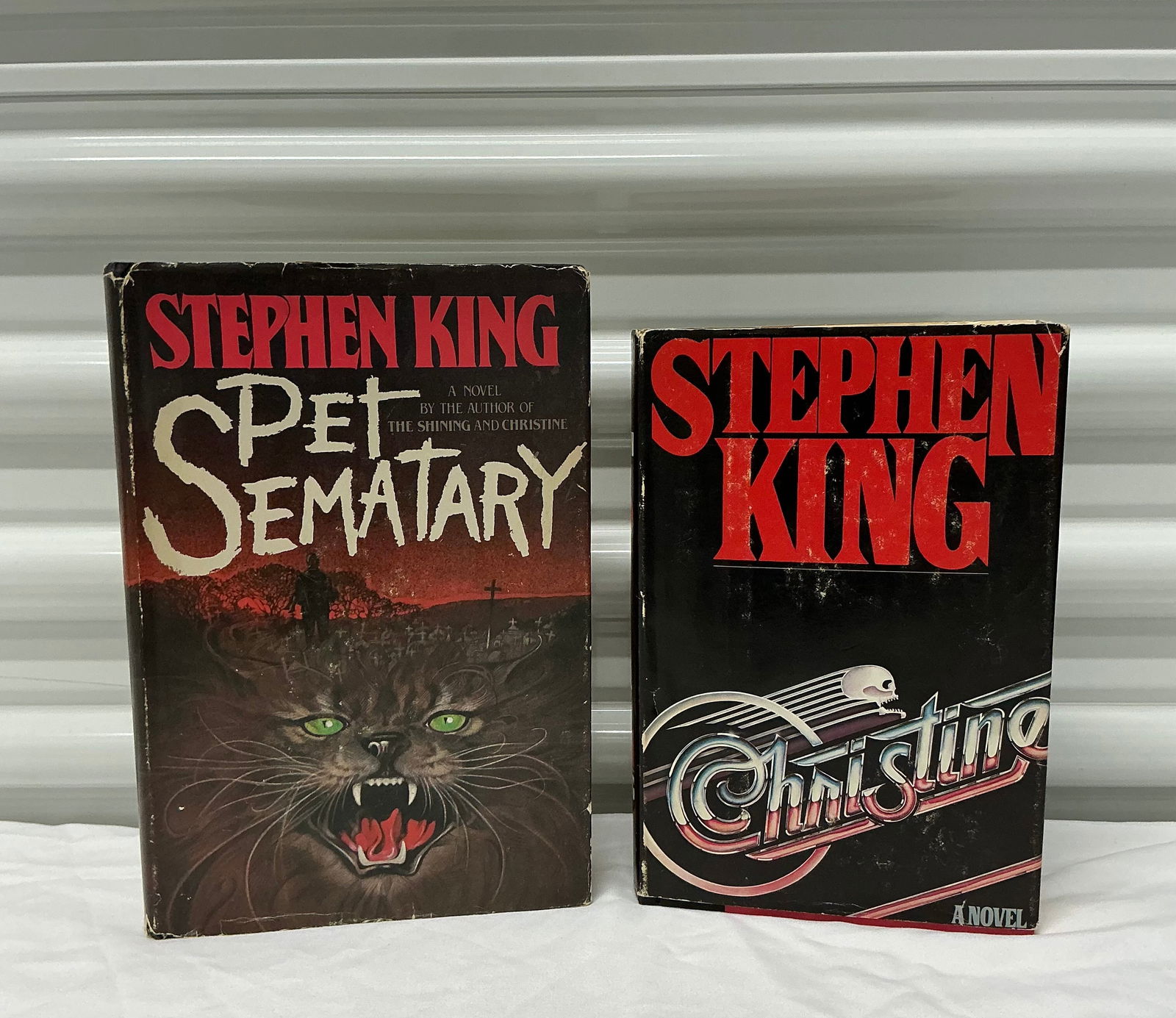 First Edition Stephen King Pet Cemetery & Vintage Christine Hardcovers (1 of 11)