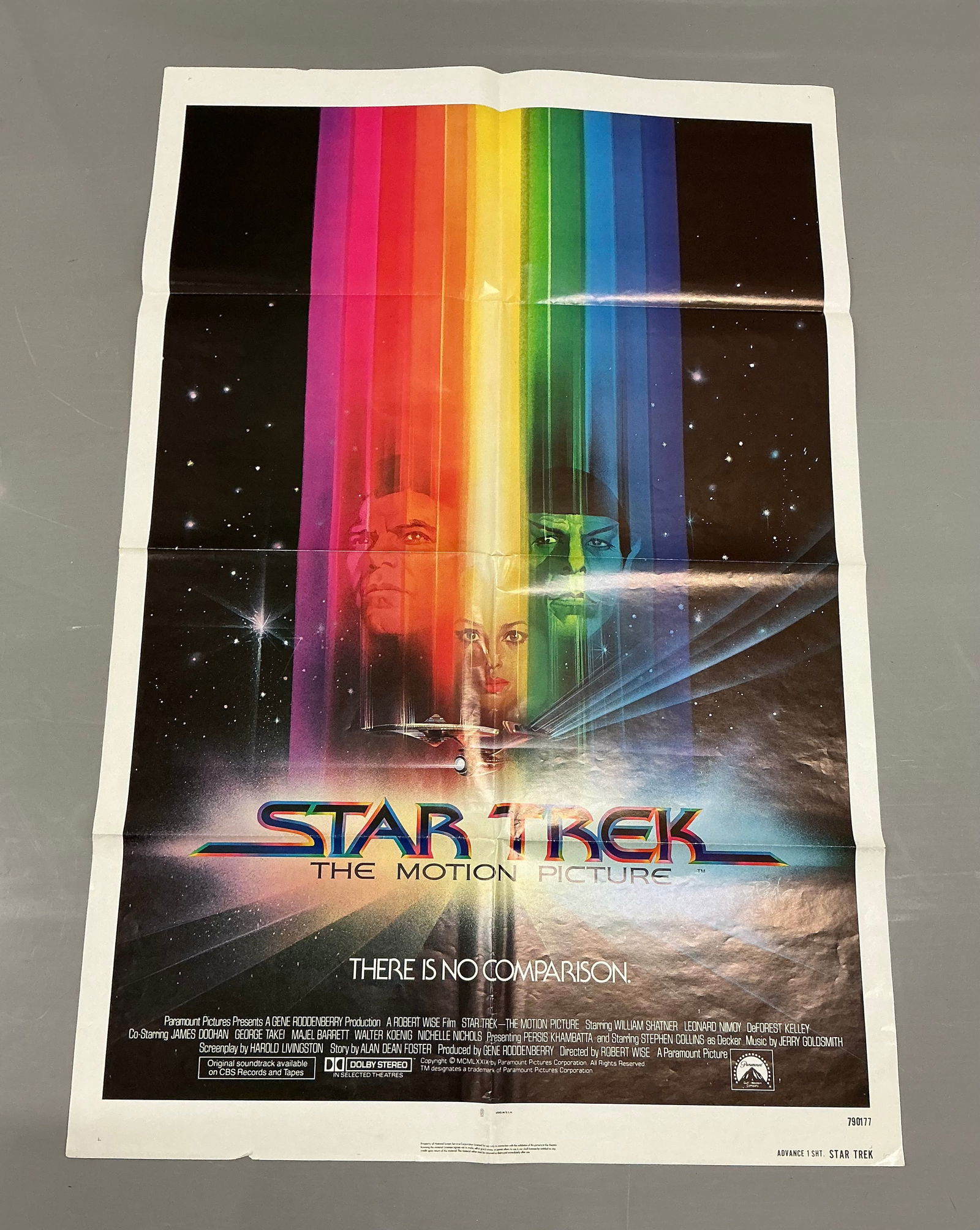 Original 1979 Numbered Star Trek Advance Movie Poster (1 of 6)