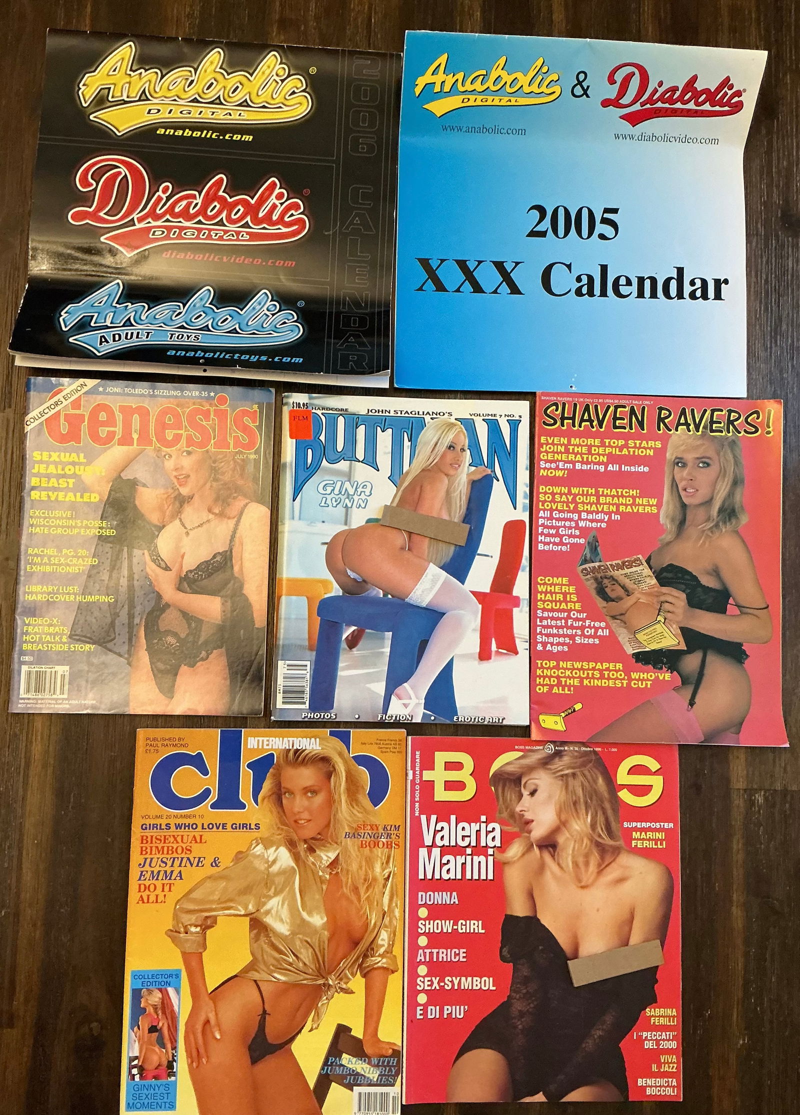 Vintage Adult Magazines & Calendars: 1990s Magazines