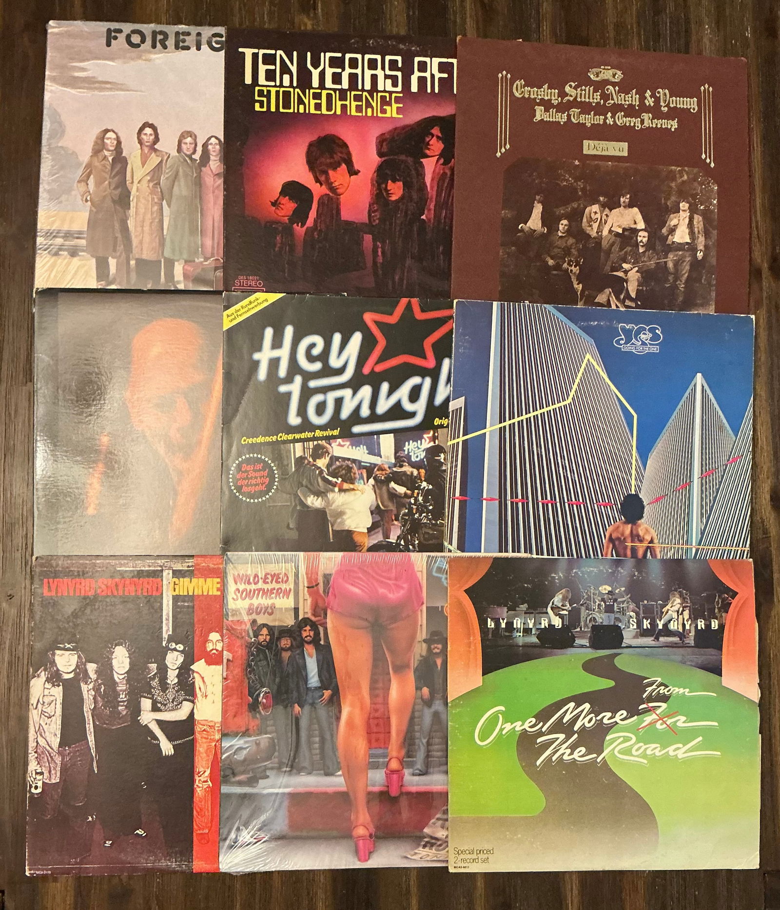 Vintage Vinyl Rock Records (1 of 3)