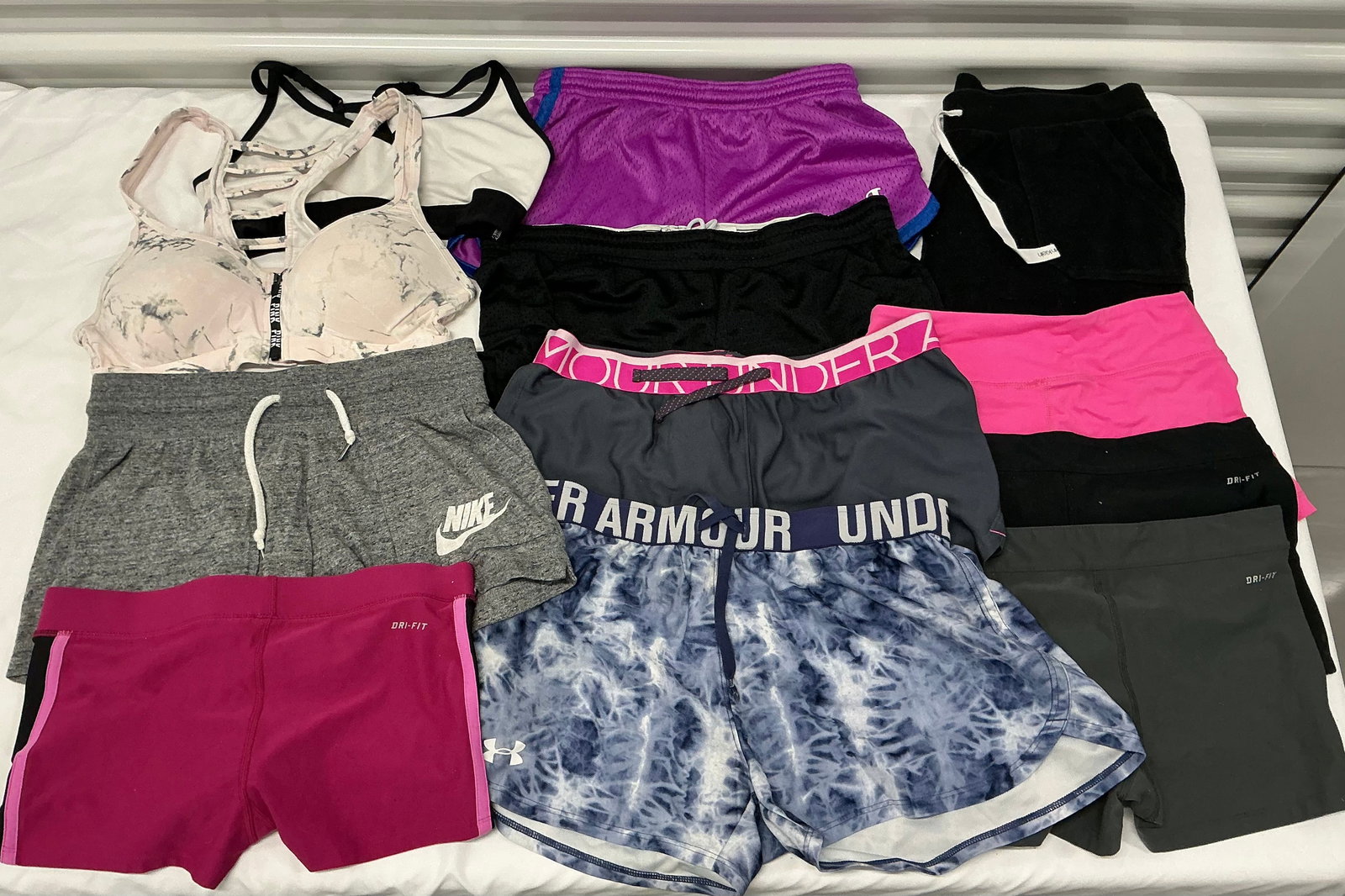 Pink Nike Under Armour Calvin Klein Work Out Gear: Sizes M, S, XS