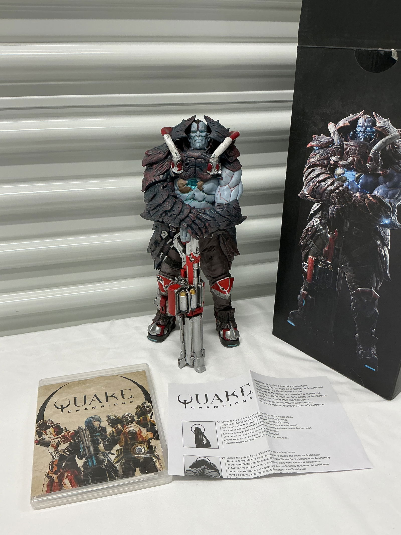 2018 Quake Champions Scalebearer Edition Collectors Edition Statue Only: Box, Game Case & Statue Only
