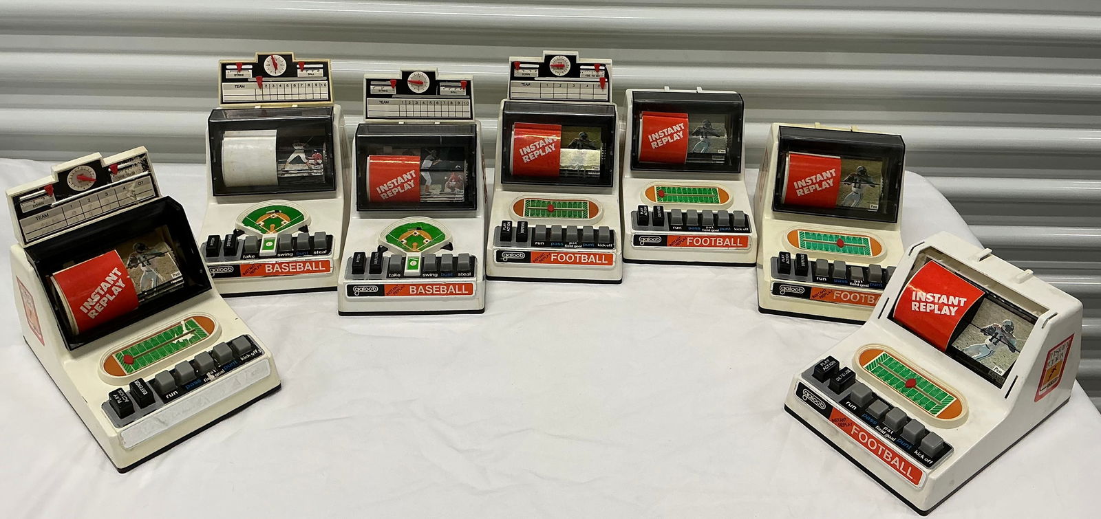 1980s Galoob Instant Replay Football & Baseball: 1980