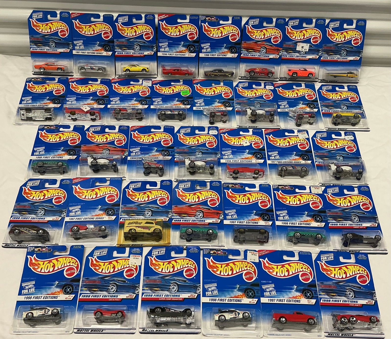 1990s First Editions Hot Wheels On The Card (1 of 5)