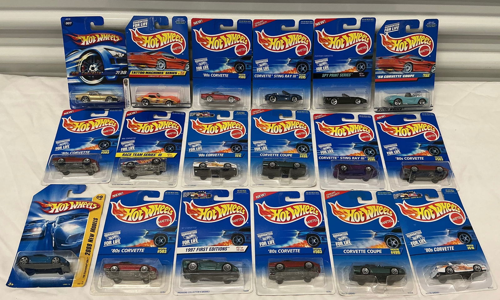 Vintage Corvette Hot Wheels On The Card (1 of 4)