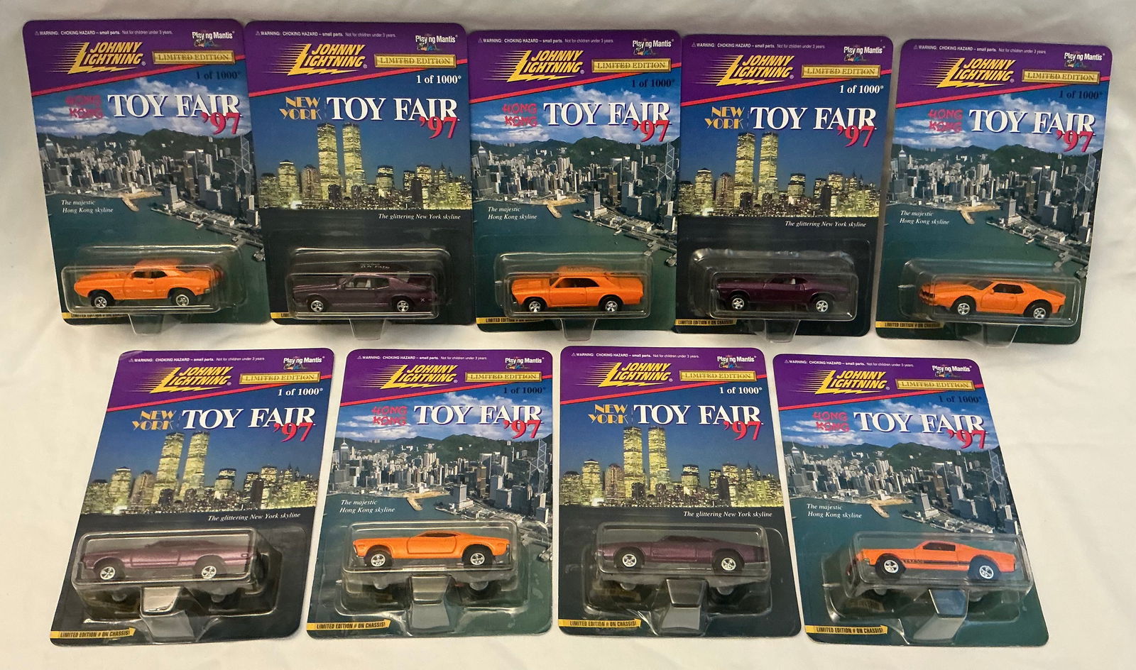 1990s Johnny Lightning Limited Edition Toy Fair Die Cast Cars (1 of 6)