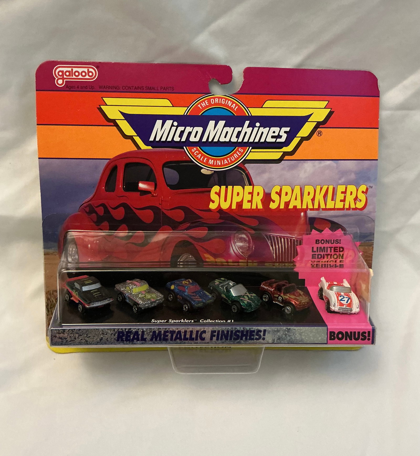 1991 Galoob Micro Machines Super Sparklers With Bonus Limited Edition Vehicle (1 of 4)