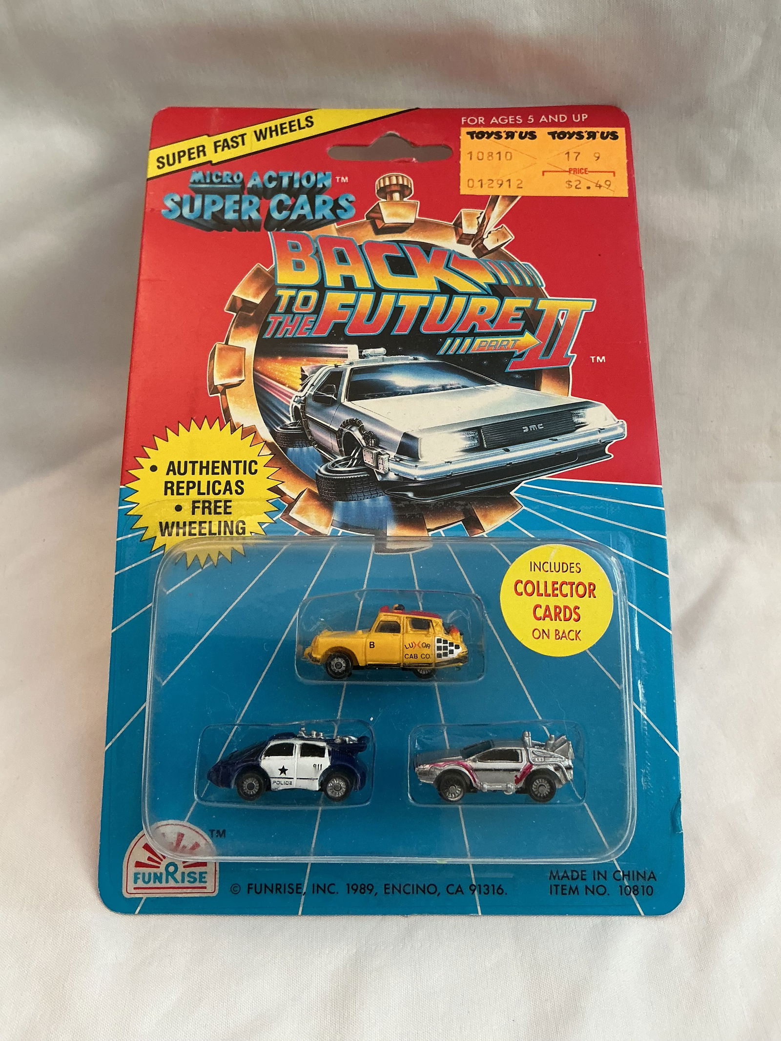 1989 Funrise Back To The Future II Micro Action Super Cars (1 of 3)