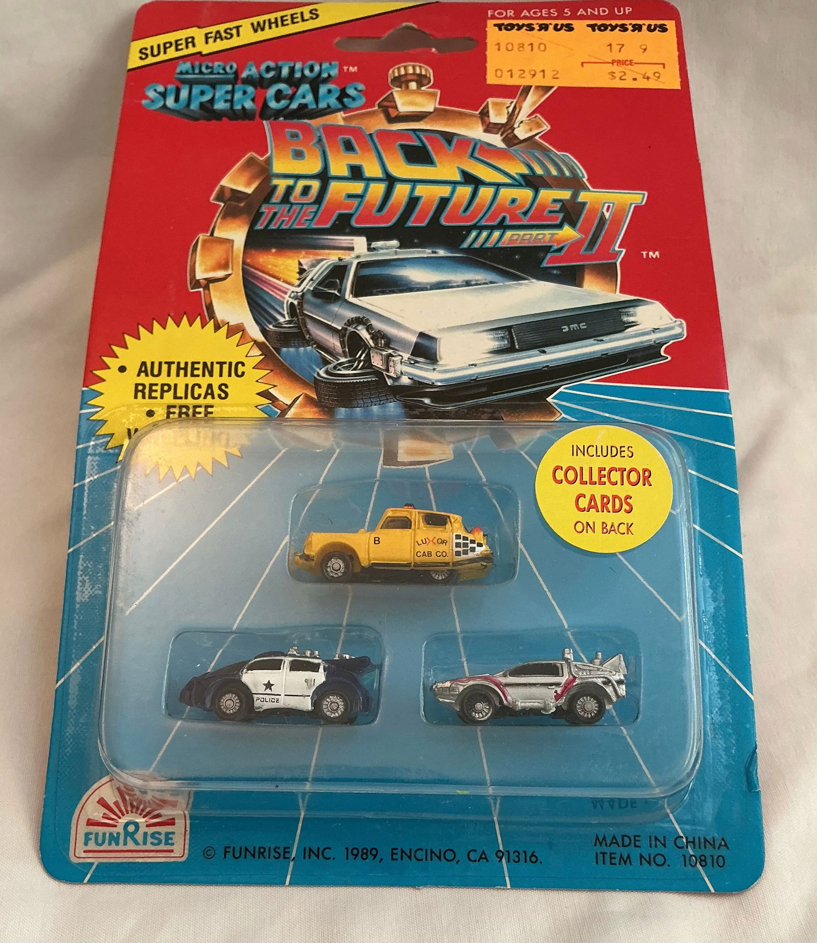 1989 Funrise Back To The Future II Micro Action Super Cars - 2