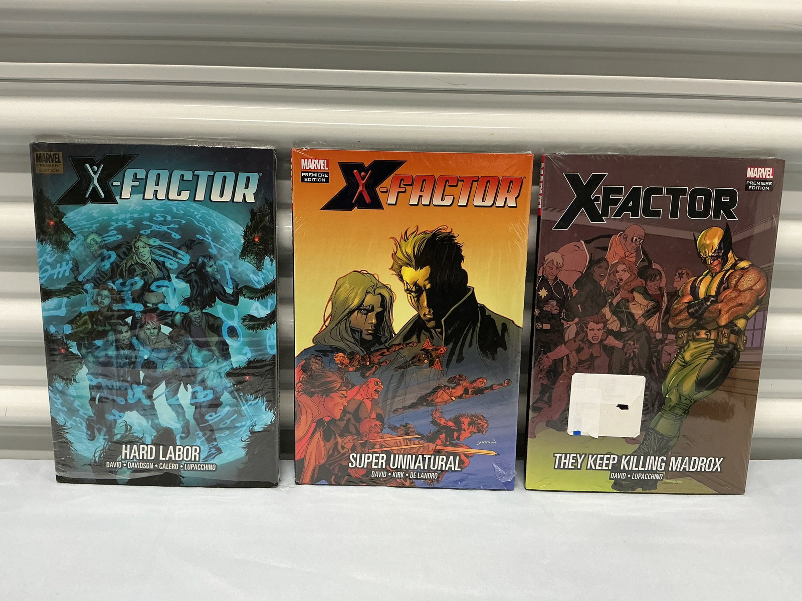 Sealed Marvel X-Factor Hard Cover Graphic Novels: Premiere Editions