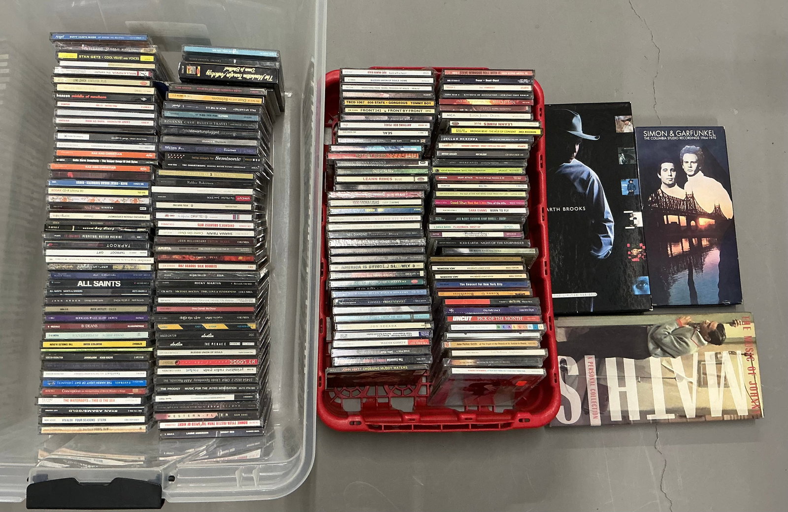 Two Boxes Of Vintage CDs Plus Box Sets: Various Genres