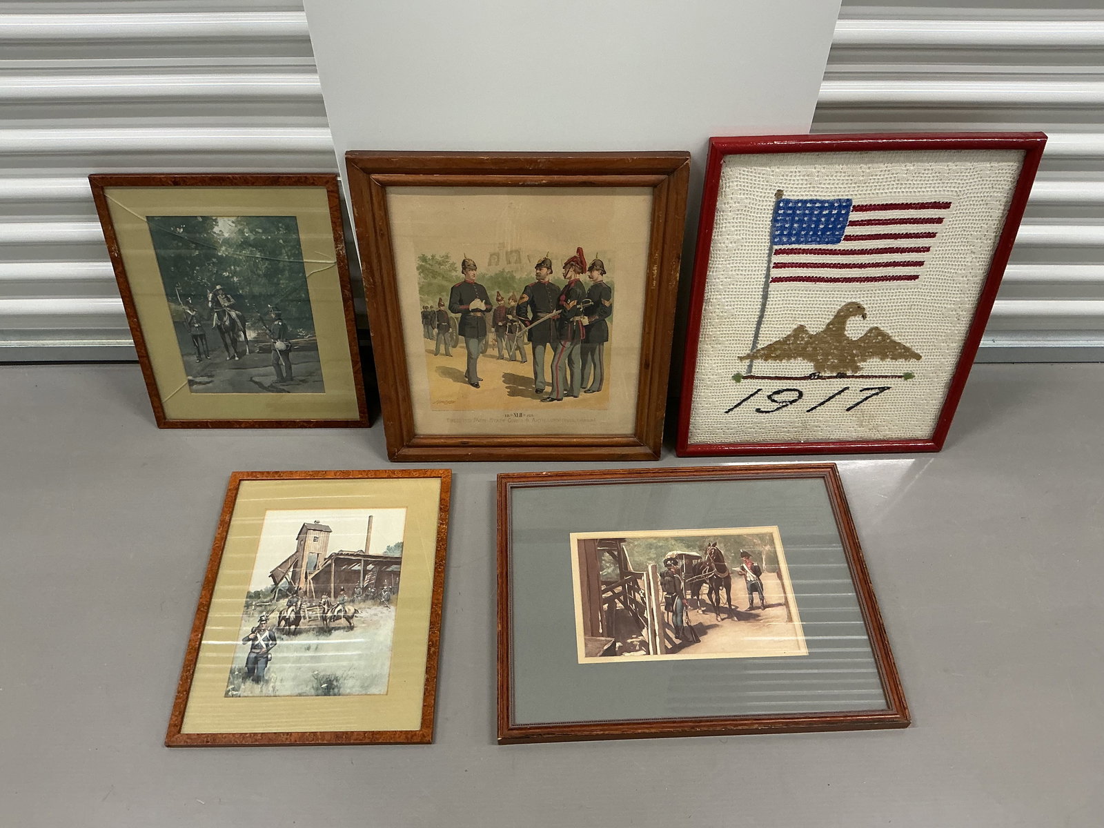 Vintage Military Art Prints: Largest 21.5x16.5 Cannot Ship