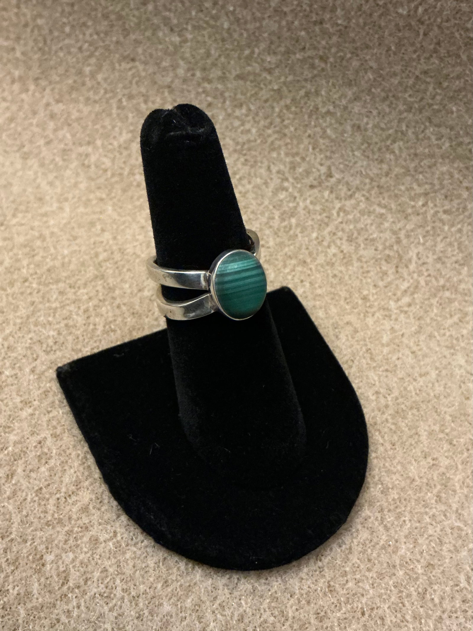 Silver Malachite Ring - 2