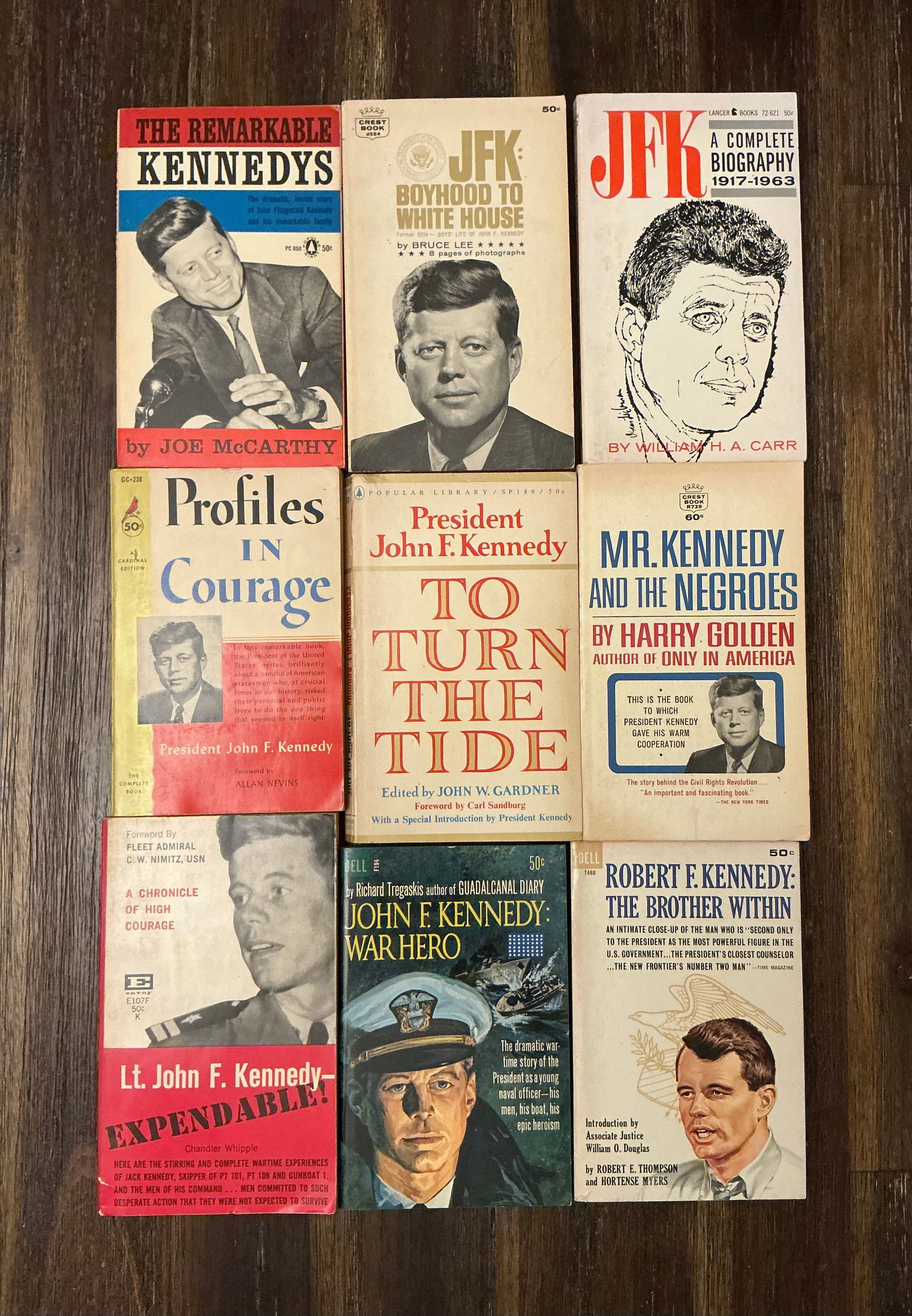 Vintage JFK Books: 1960s